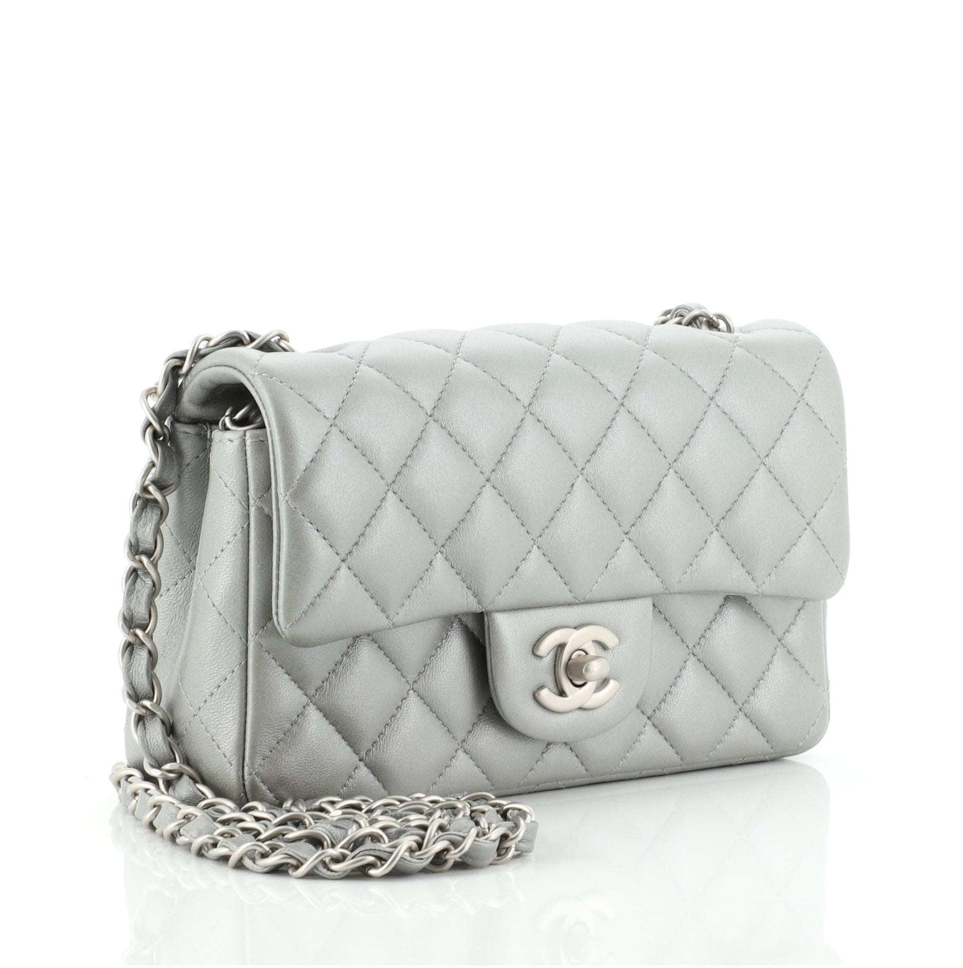 Classic Single Flap Bag Quilted Lambskin Mini