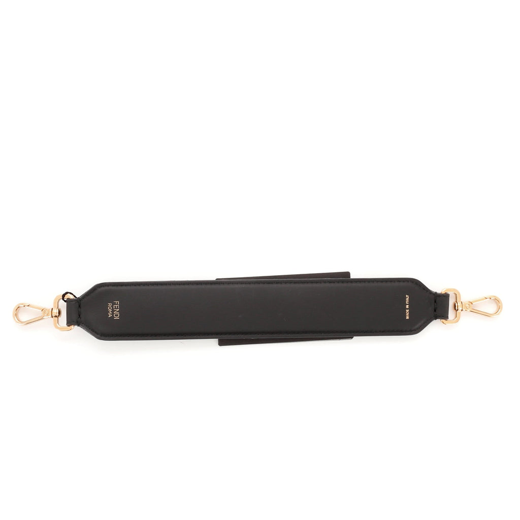 Mania Mini Strap You Short Shoulder Strap Leather with Applique