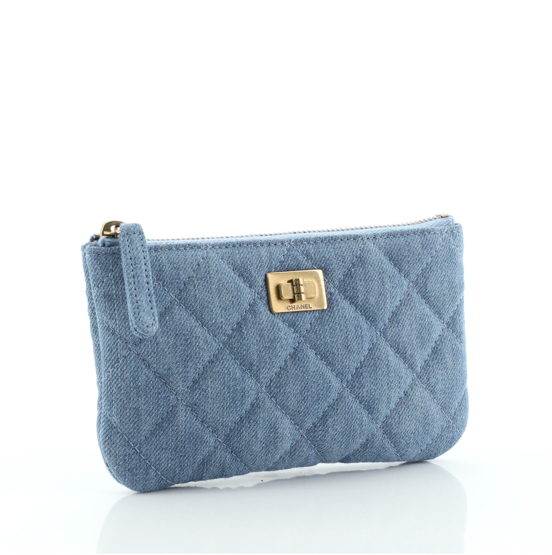 Reissue 2.55 O Case Pouch Quilted Denim Mini