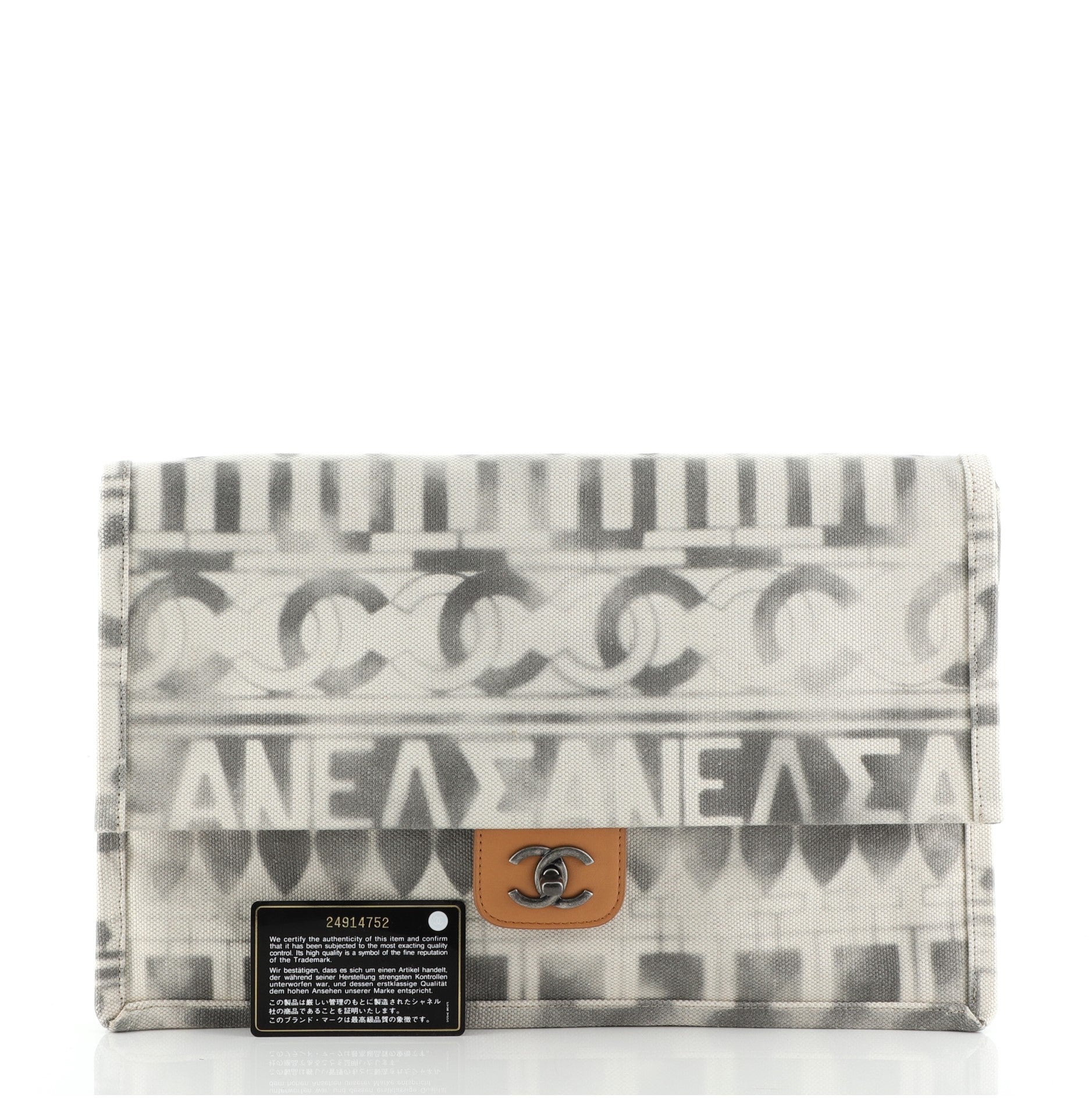 Iliad Clutch Bag Printed Toile