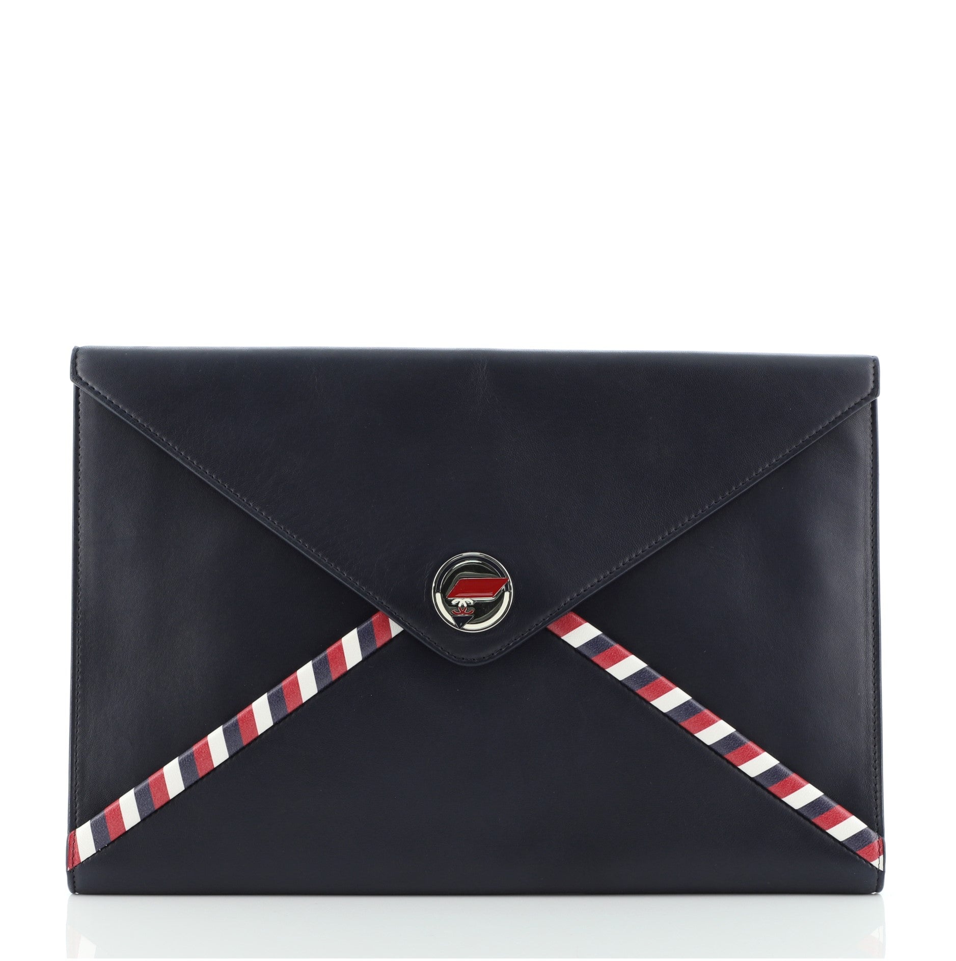 Airlines Envelope Clutch Lambskin Large