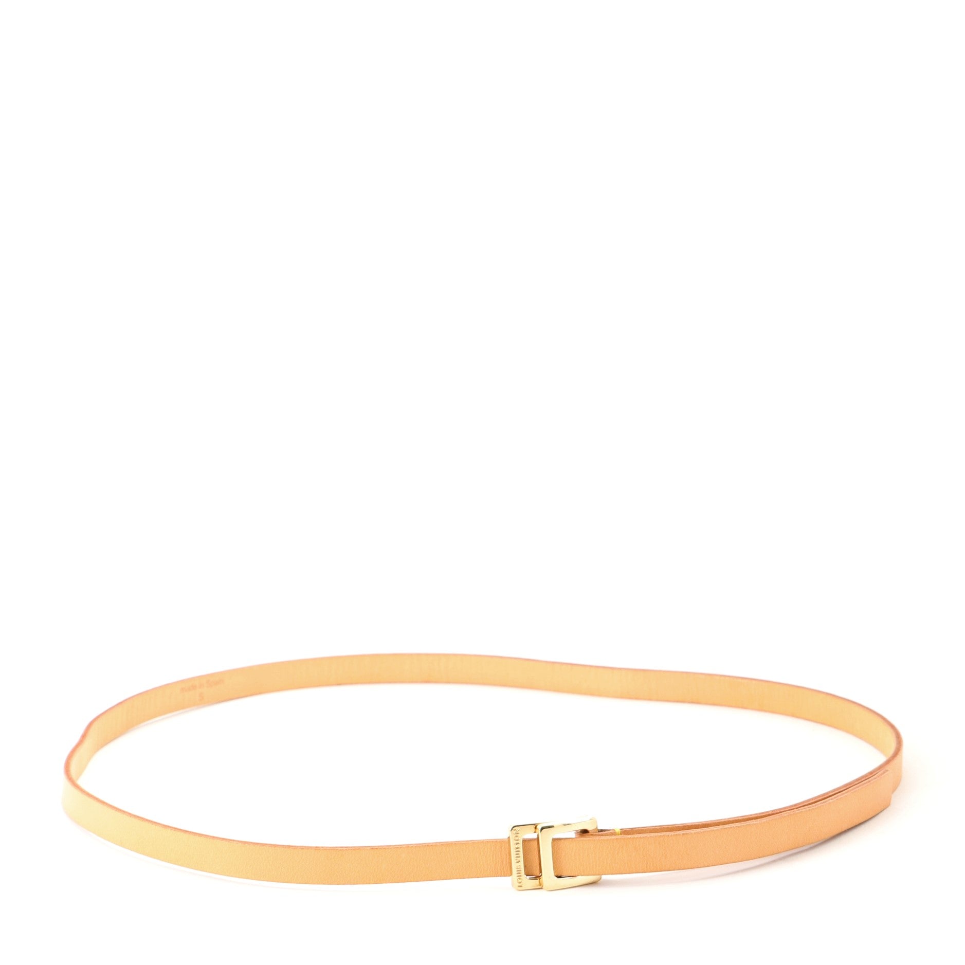 Belt Strap Vachetta Leather Thin S