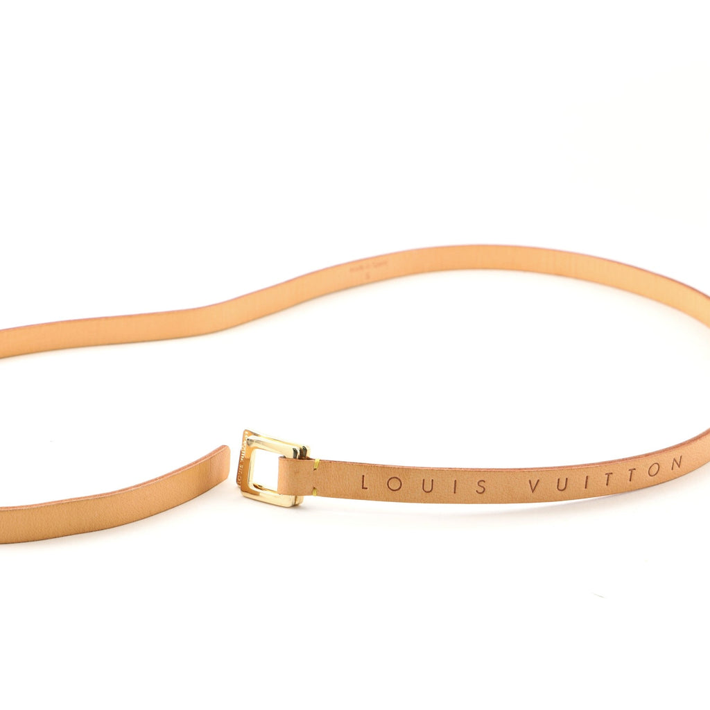 Belt Strap Vachetta Leather Thin S