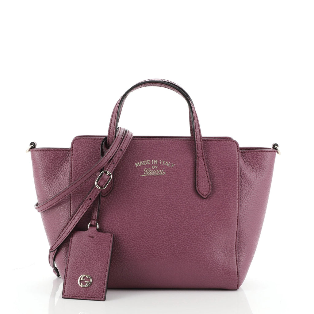 Swing Crossbody Bag Pebbled Leather Mini