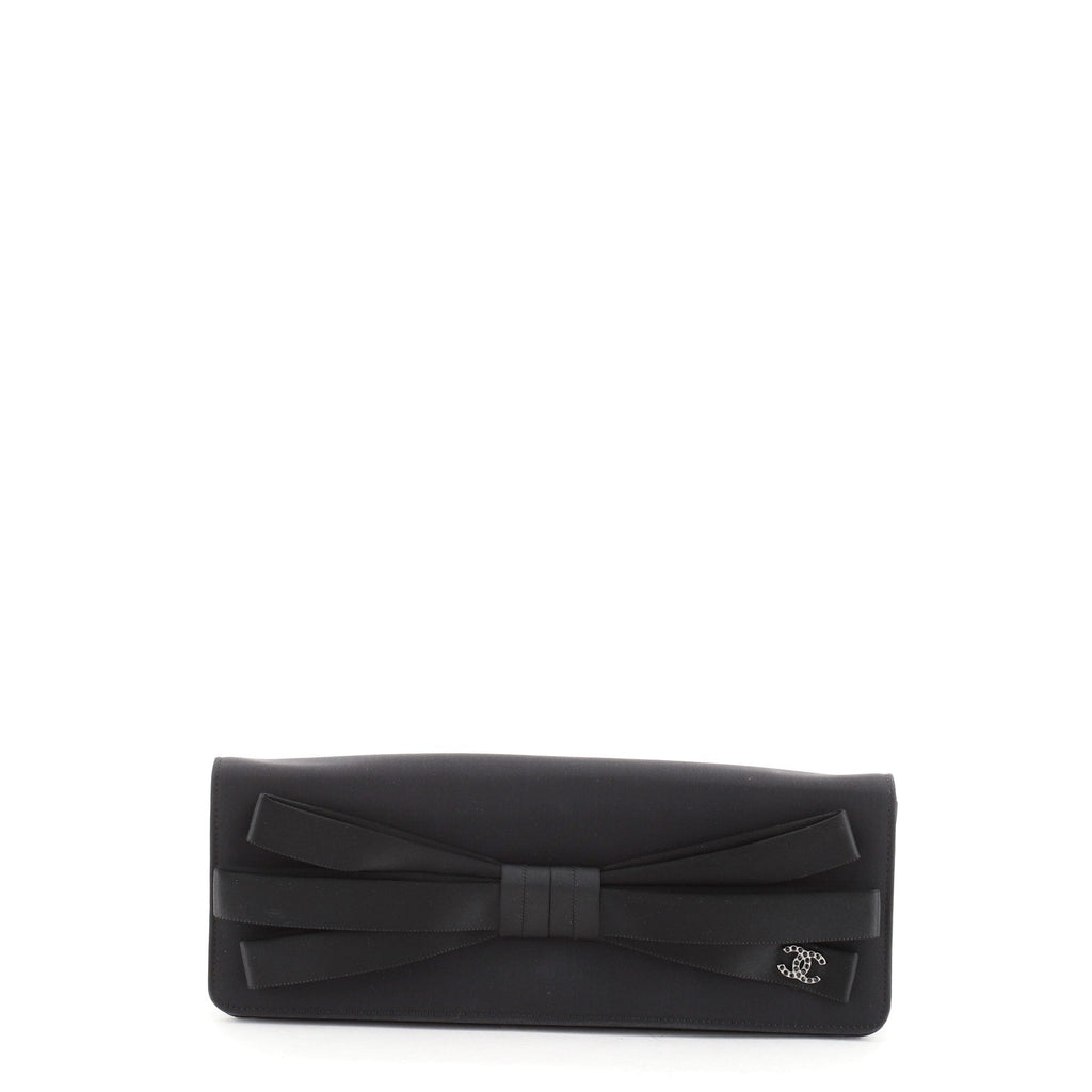 Bow Clutch Satin