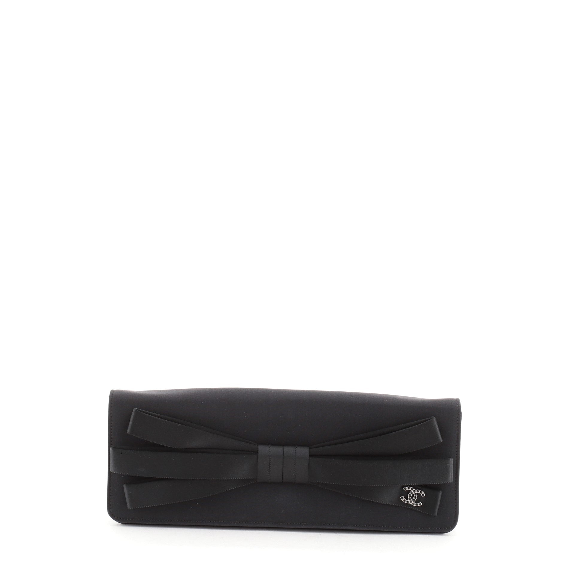 Bow Clutch Satin