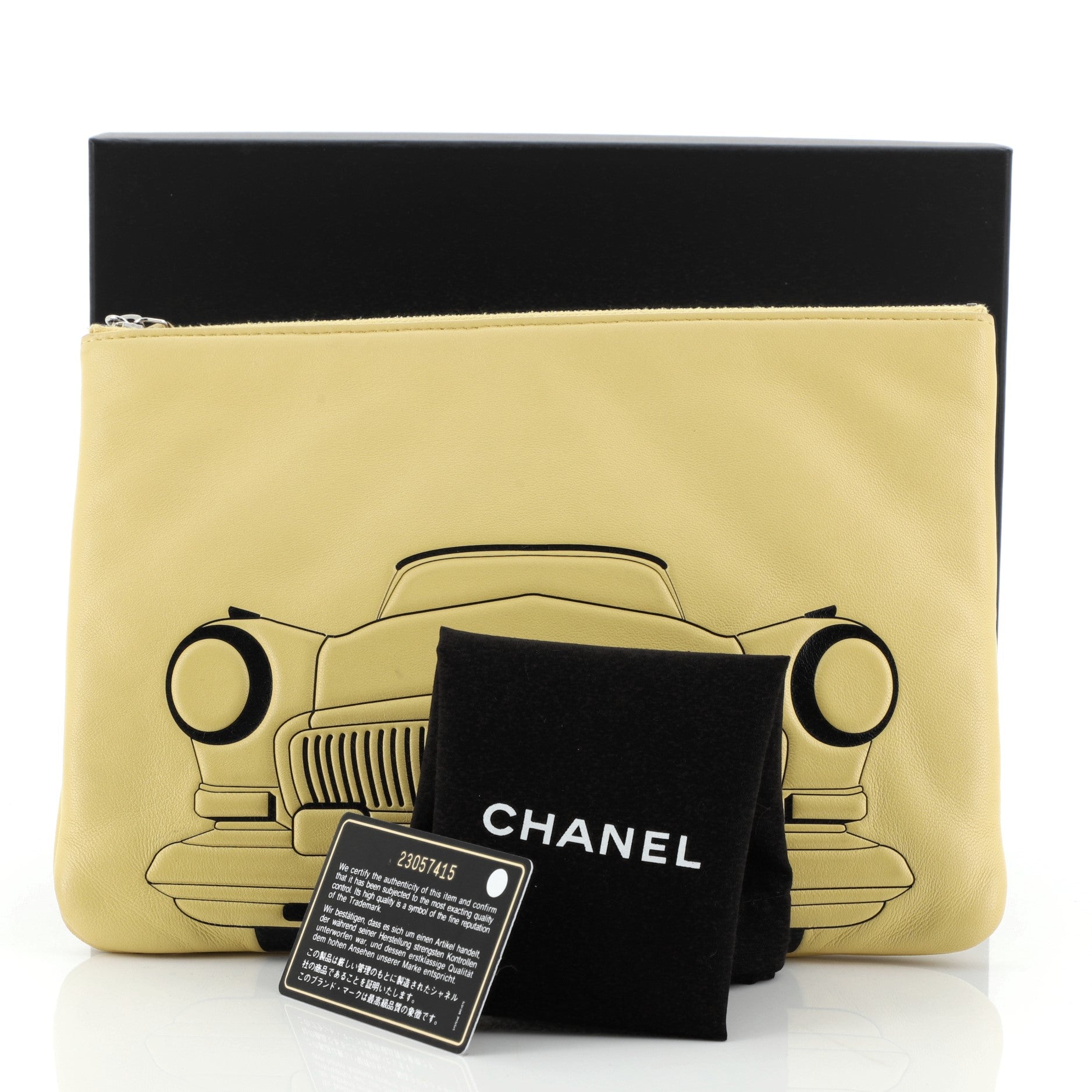 Cuba La Habana O Case Clutch Printed Embossed Lambskin Medium