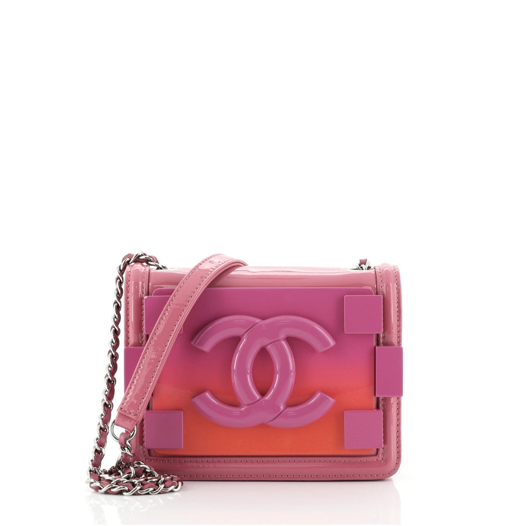 Boy Brick Flap Bag Patent and Plexiglass Mini
