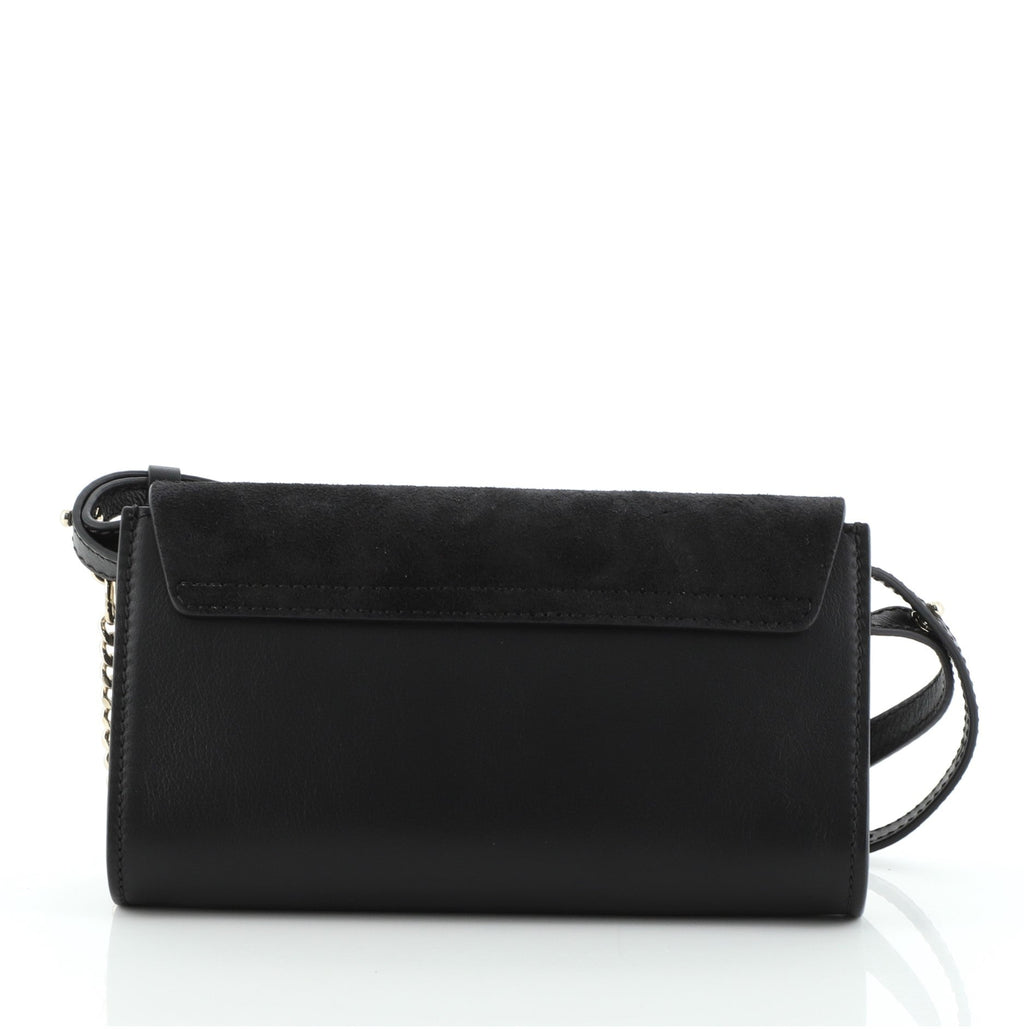 Faye Shoulder Bag Leather and Suede Mini
