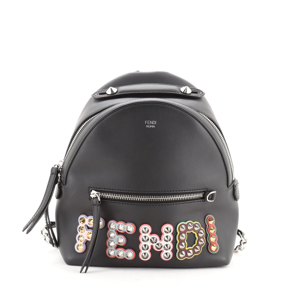 By The Way Backpack Logo Studded Leather Mini