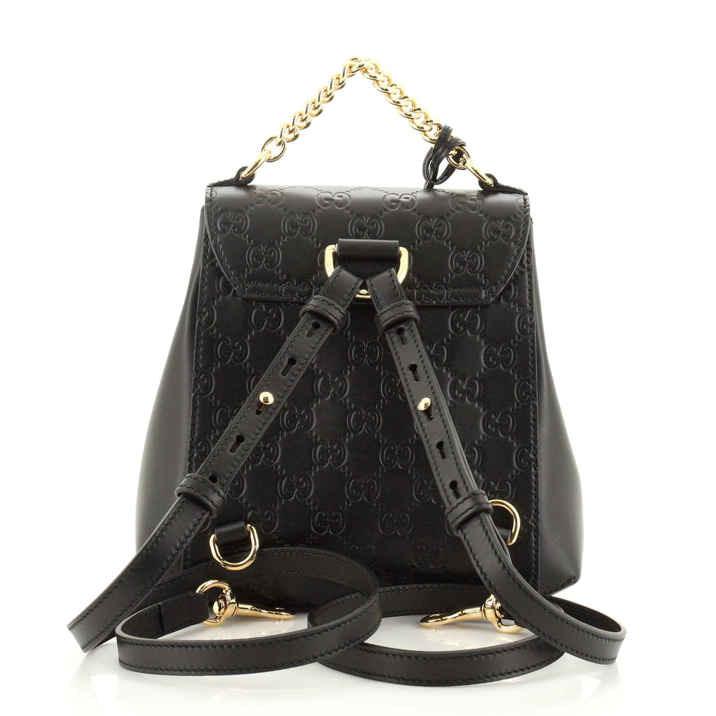 Padlock Backpack Guccissima Leather Mini