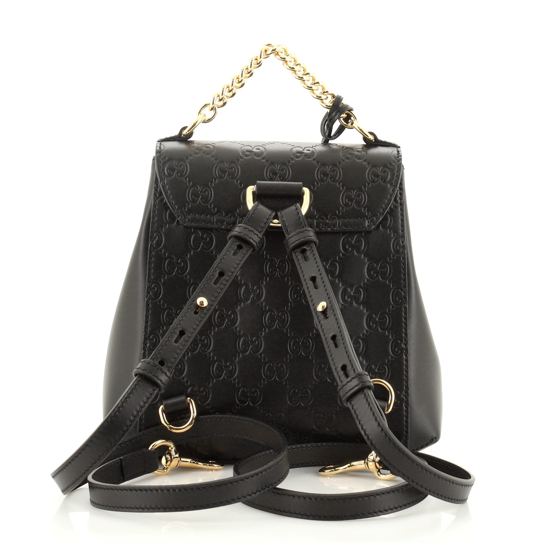 Padlock Backpack Guccissima Leather Mini