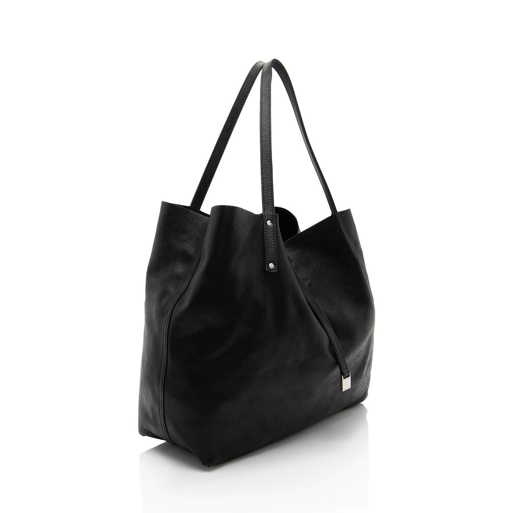 Horizontal Cabas Tote Leather Large