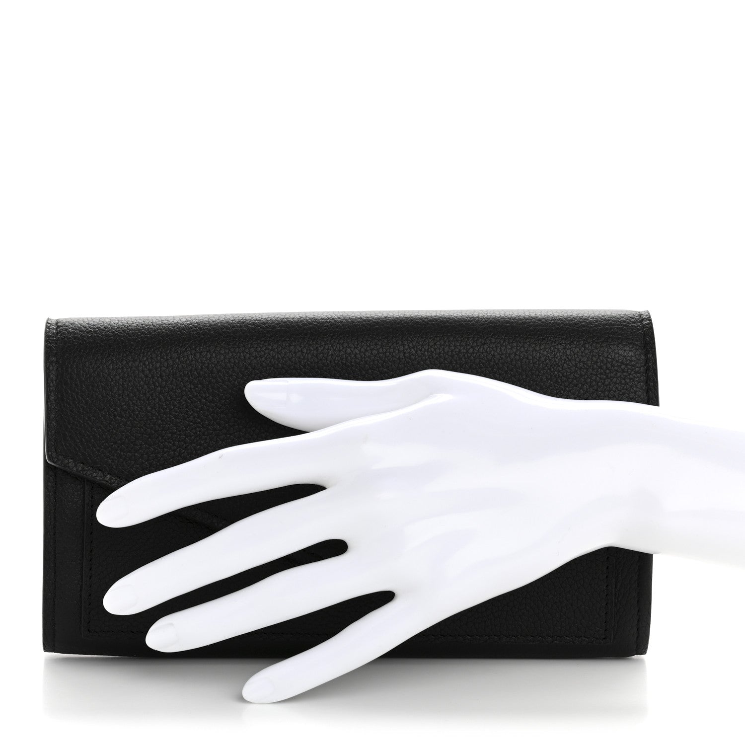Soft Calfskin My Lockme Wallet Black