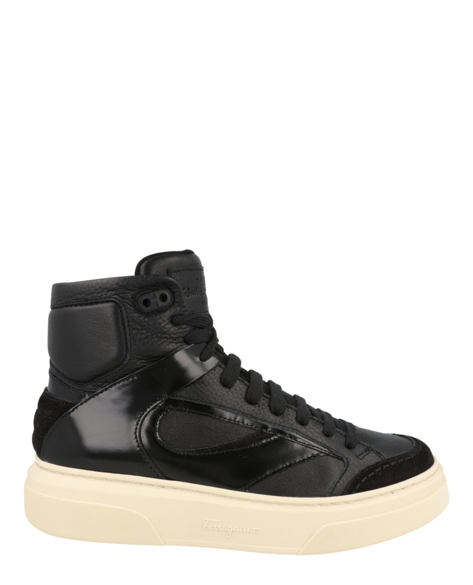 Cassio Leather High-Top Sneakers