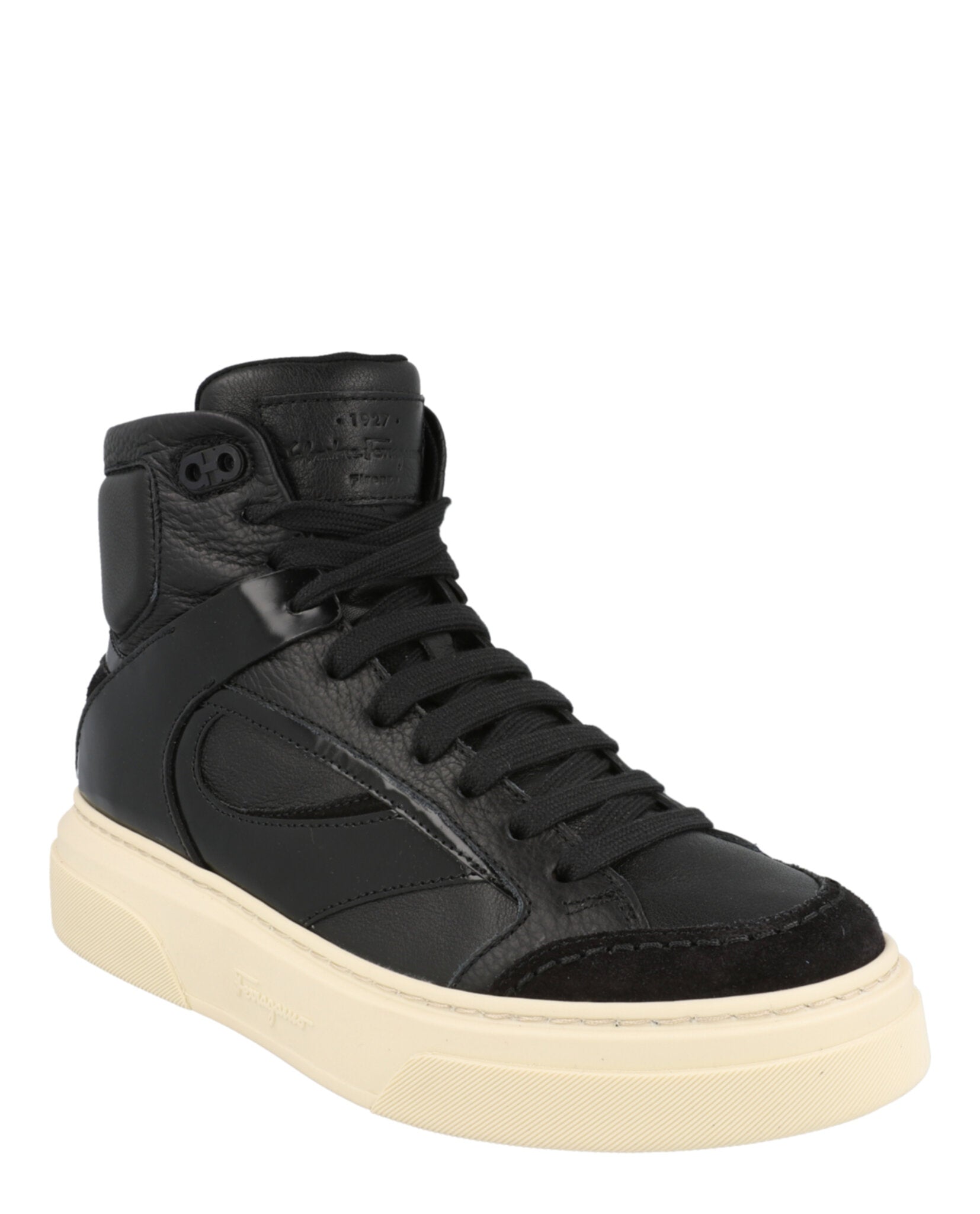 Cassio Leather High-Top Sneakers