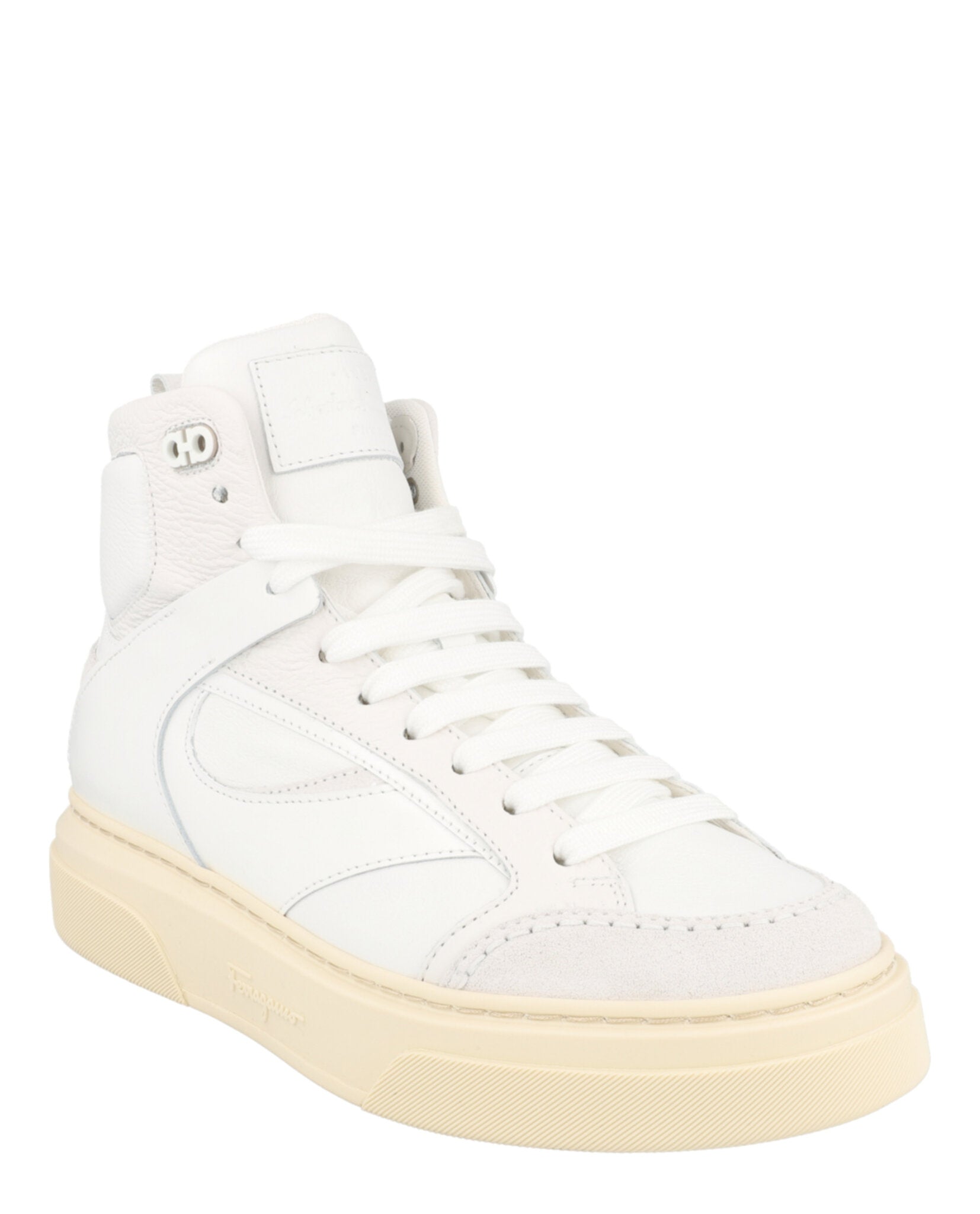 Cassio Leather High-Top Sneakers