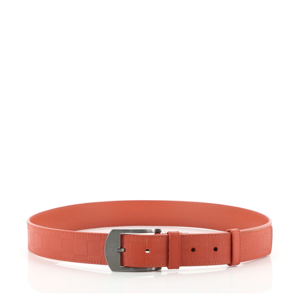 Detroit Belt Damier Infini Leather Wide 90