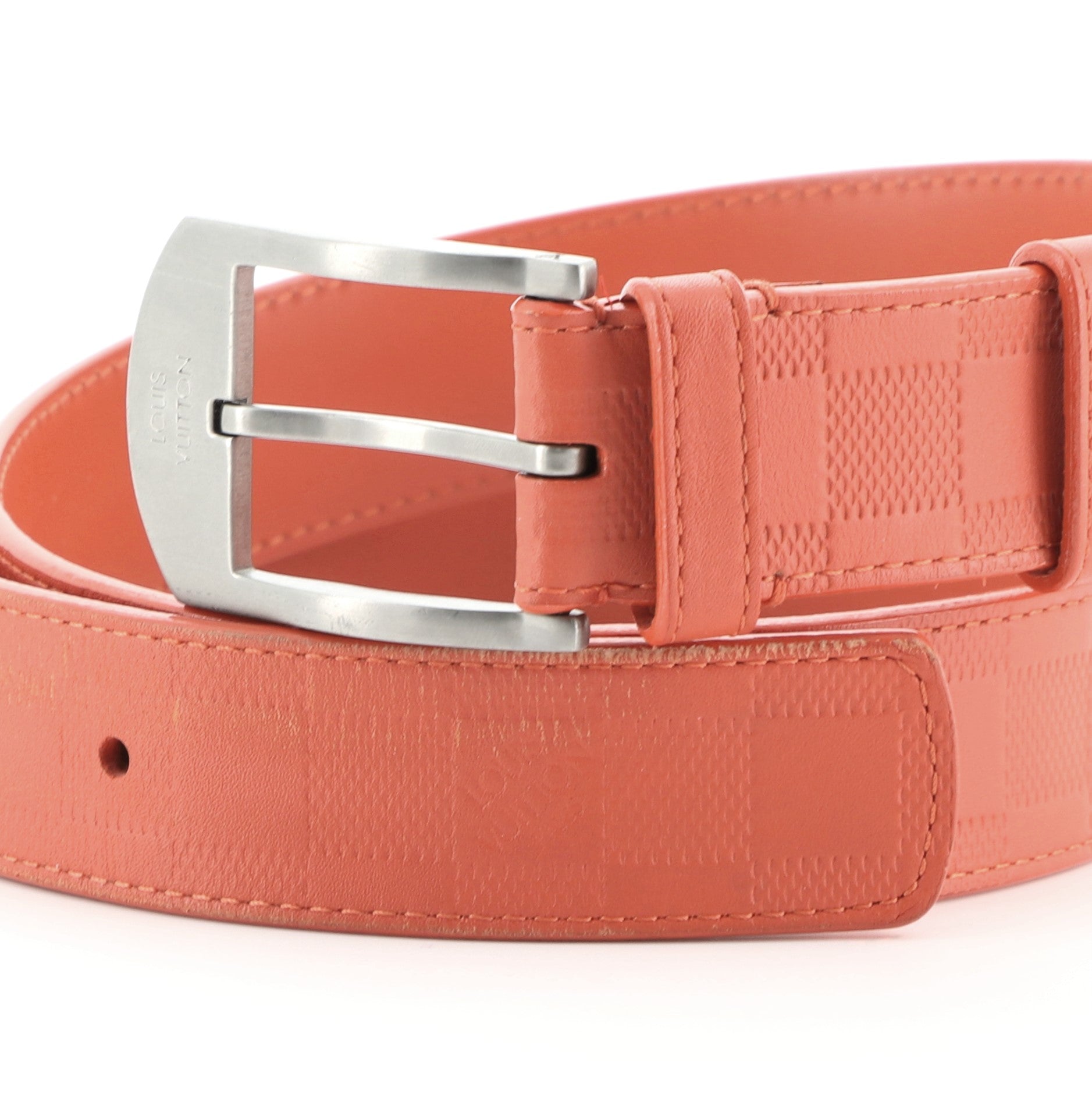 Detroit Belt Damier Infini Leather Wide 90