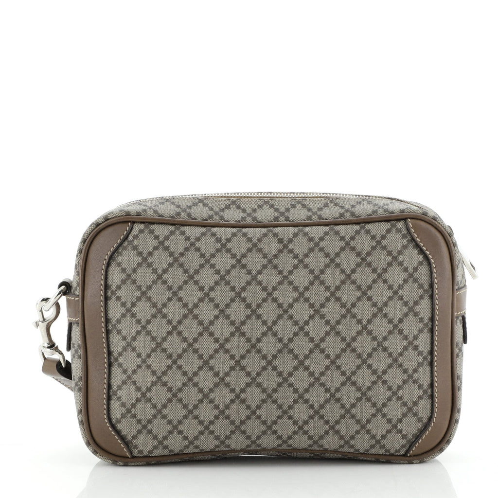Wristlet Clutch Diamante Canvas