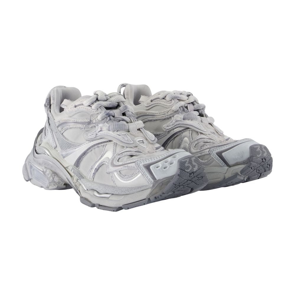 Women's Runner 2 Sneakers - Balenciaga - Nylon - Grey