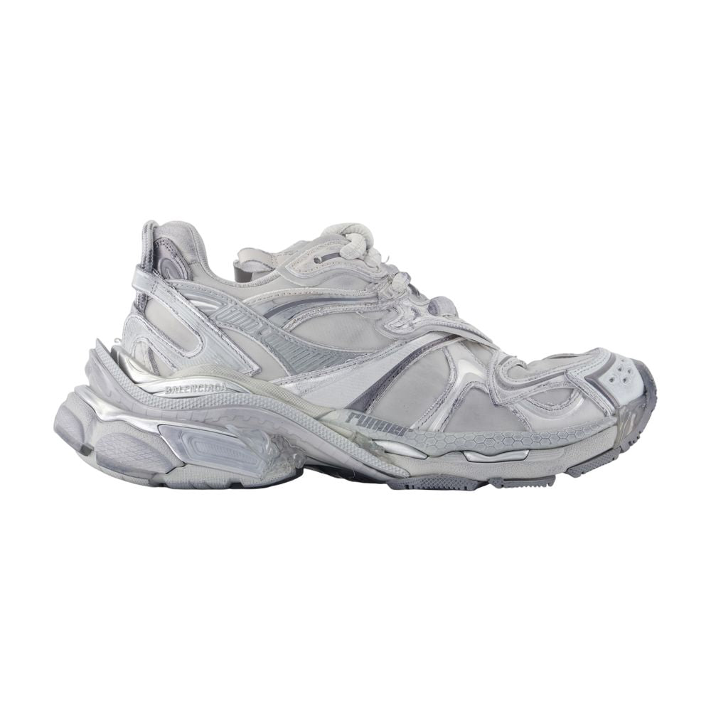 Women's Runner 2 Sneakers - Balenciaga - Nylon - Grey