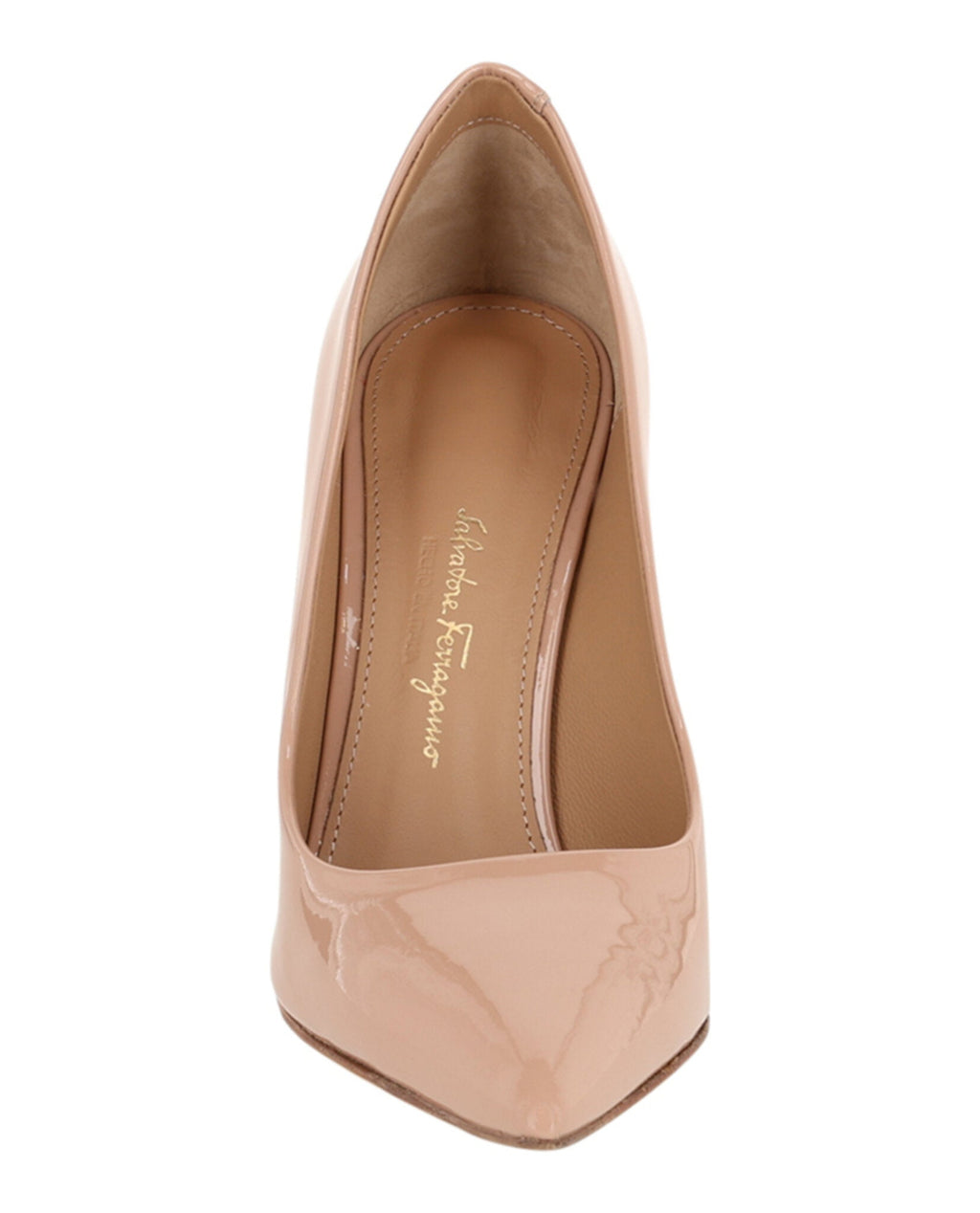 Ilary Pointed-Toe Patent Pumps