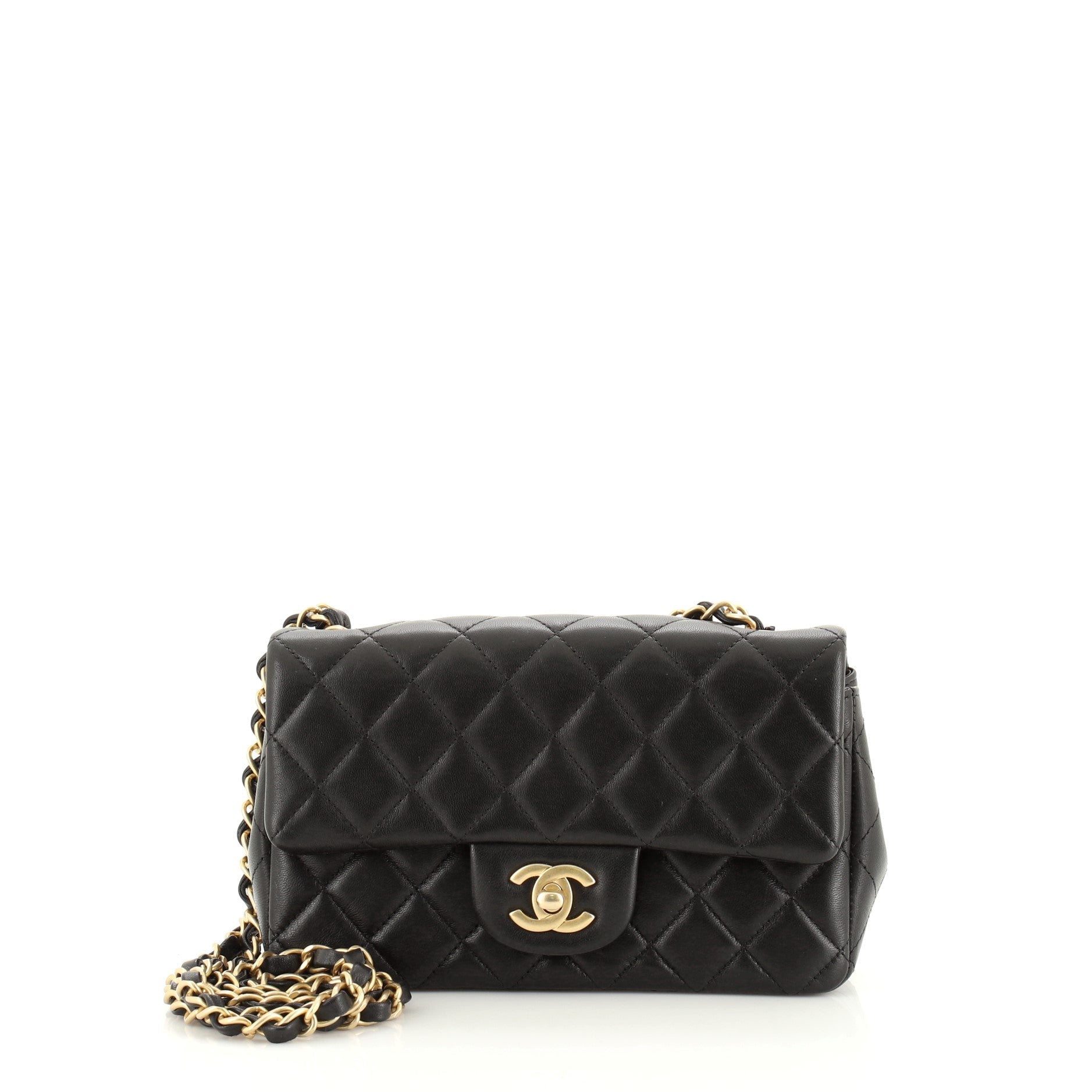 Classic Single Flap Bag Quilted Lambskin Mini