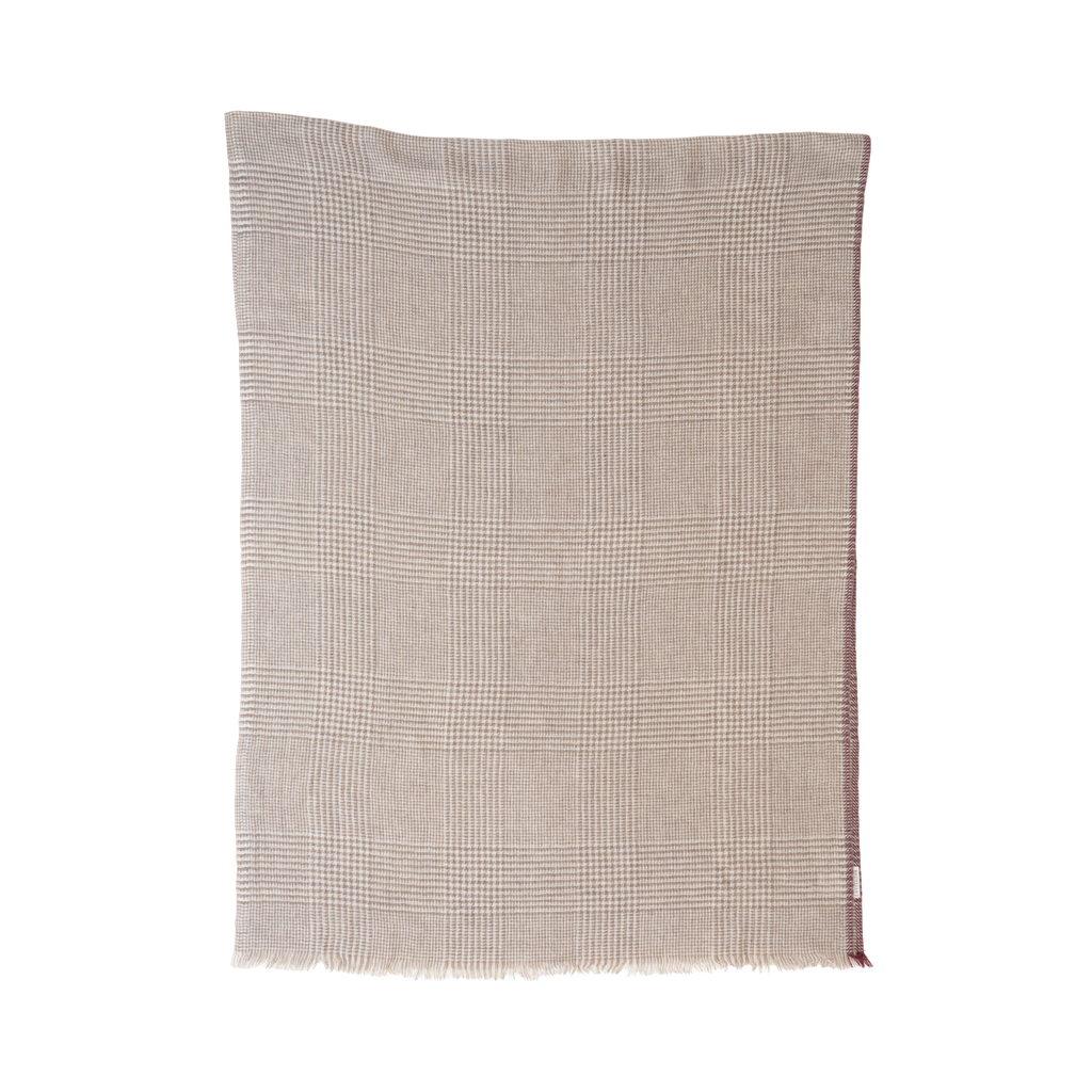 Brunello Cucinelli Houndstooth Cashmere Scarf