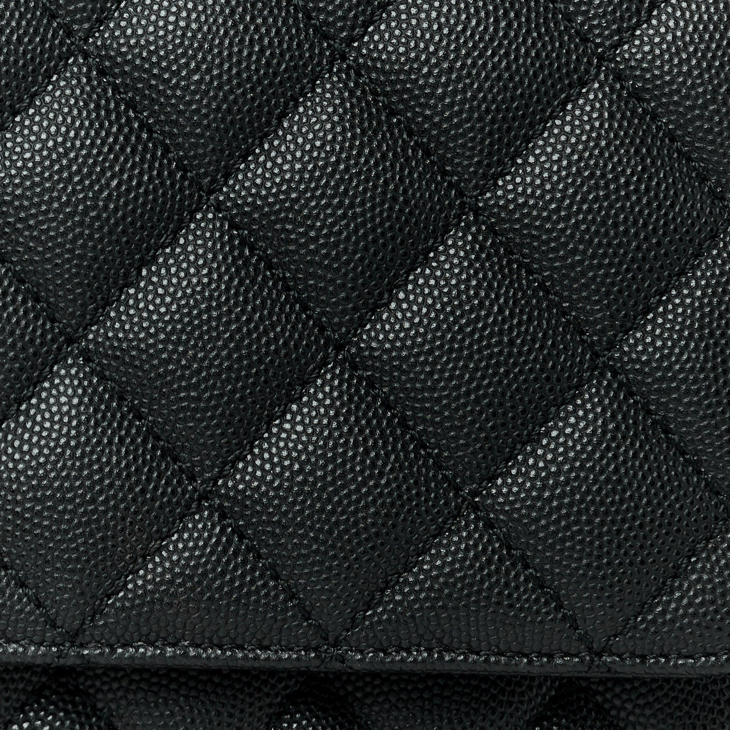 Caviar Quilted Small Coco Chain Handle Flap Black
