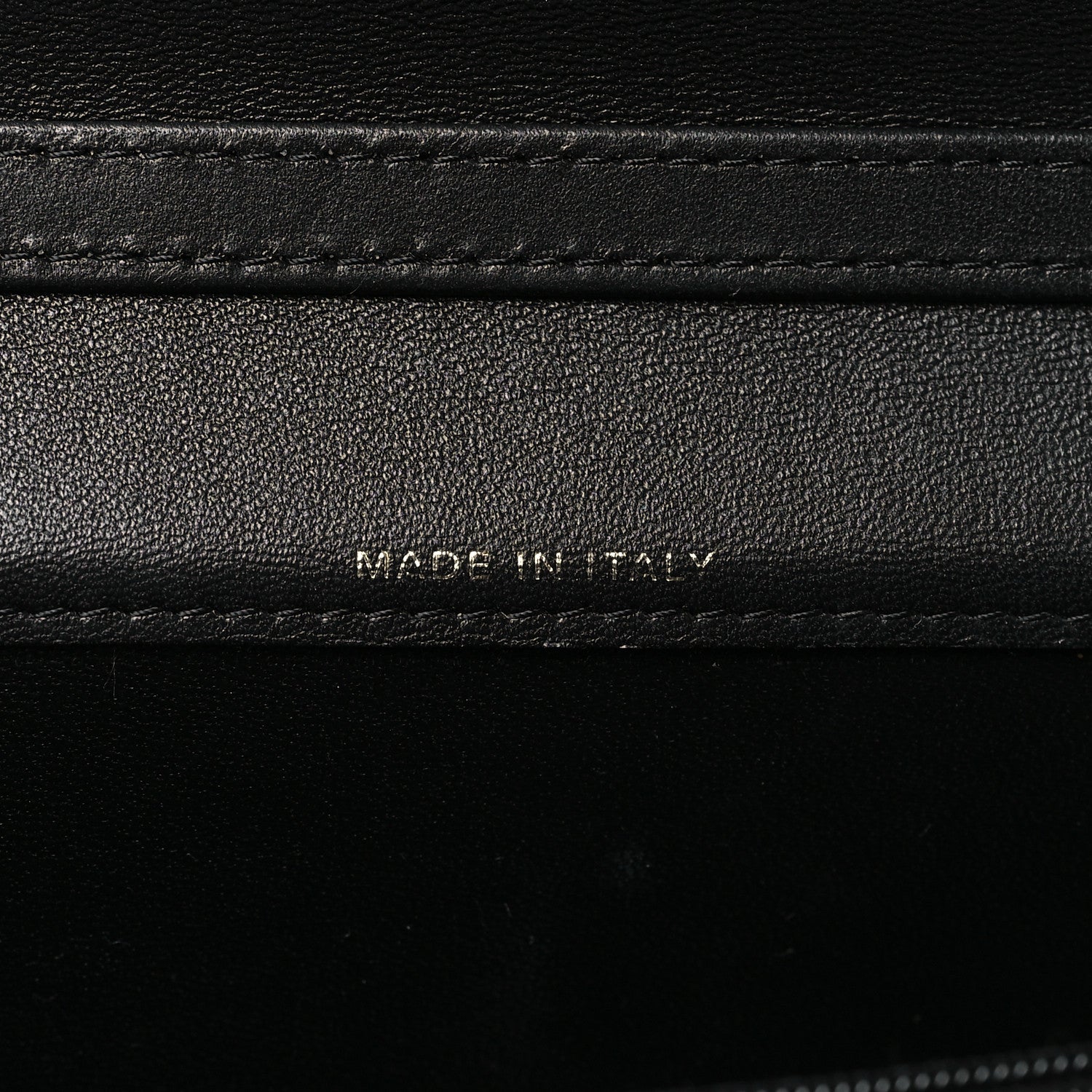 Lambskin Quilted CC Clutch On Chain Black