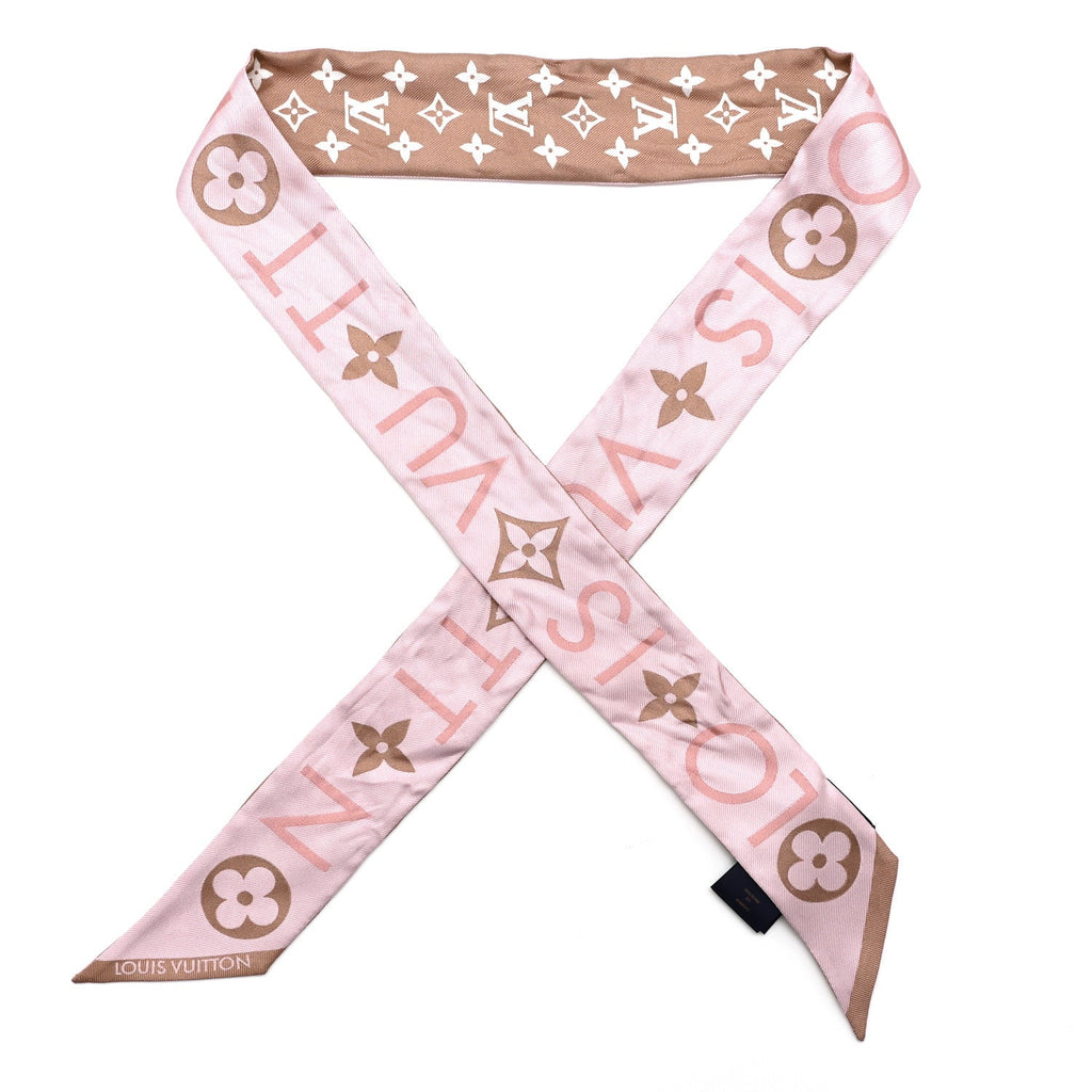 Silk Monogram Infinity BB Bandeau Rose Poudre