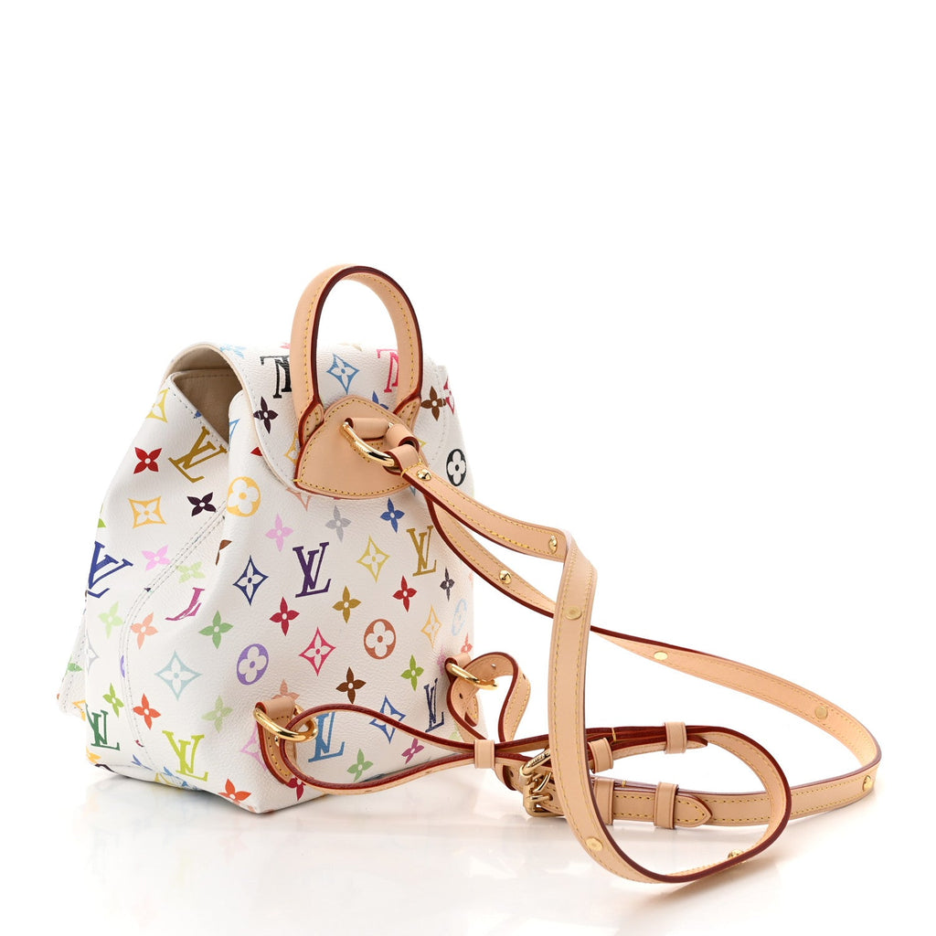LV X TM Monogram Multicolor Venice Backpack White