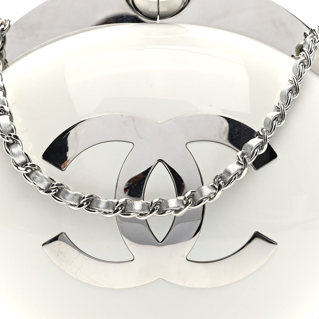 Resin CC Over The Moon Minaudiere White