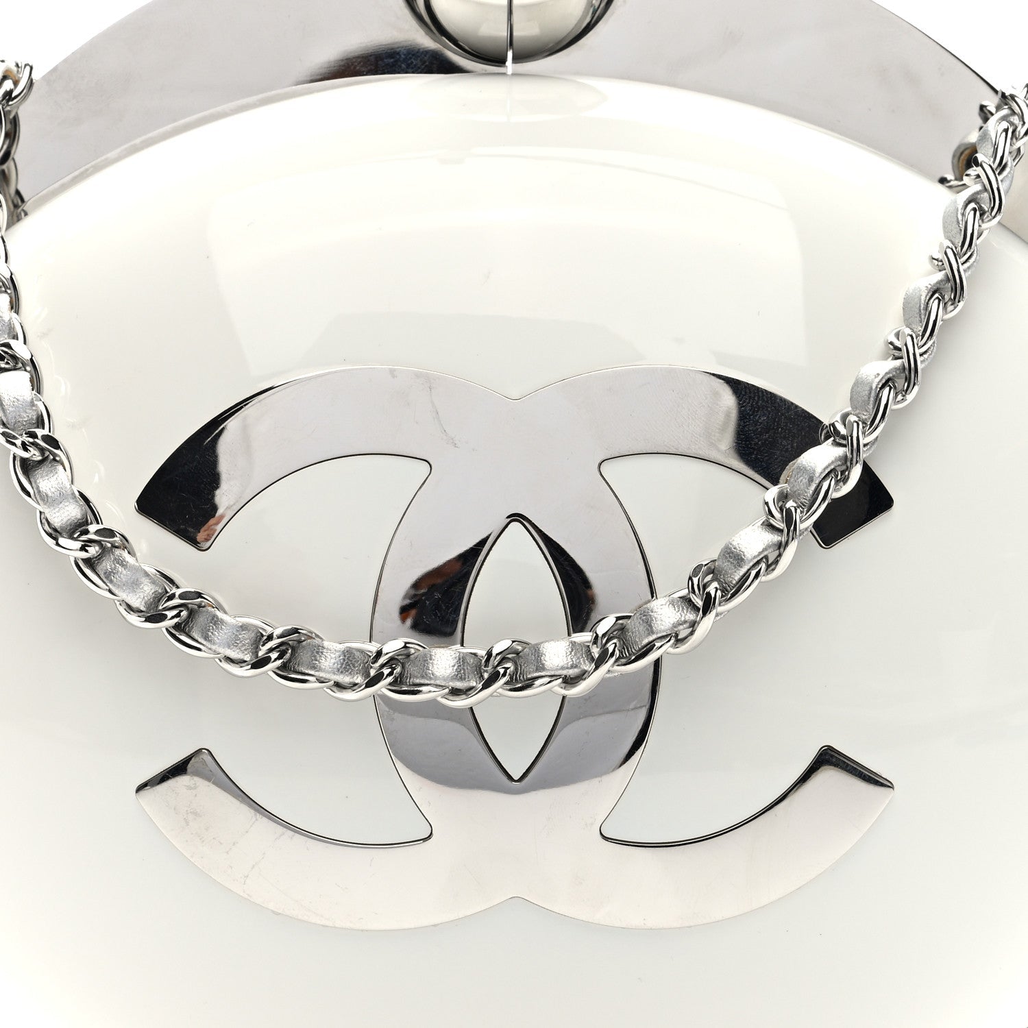 Resin CC Over The Moon Minaudiere White