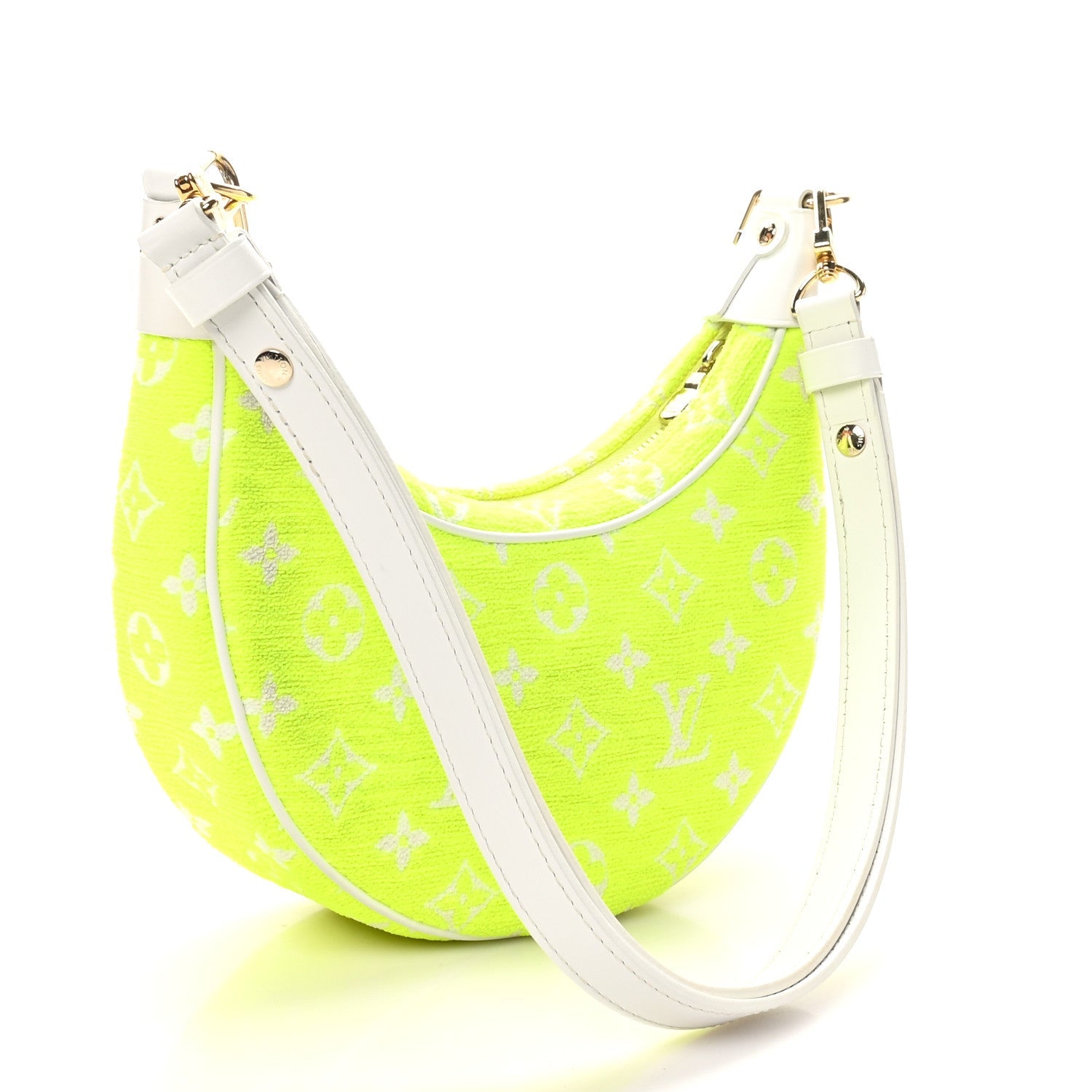 Monogram Jacquard Velvet Loop Yellow