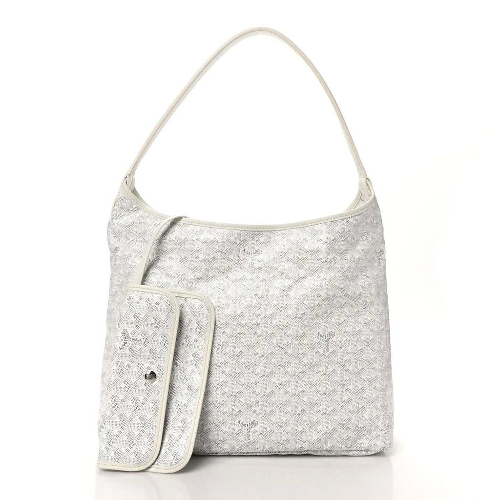 Goyardine Boheme Hobo White