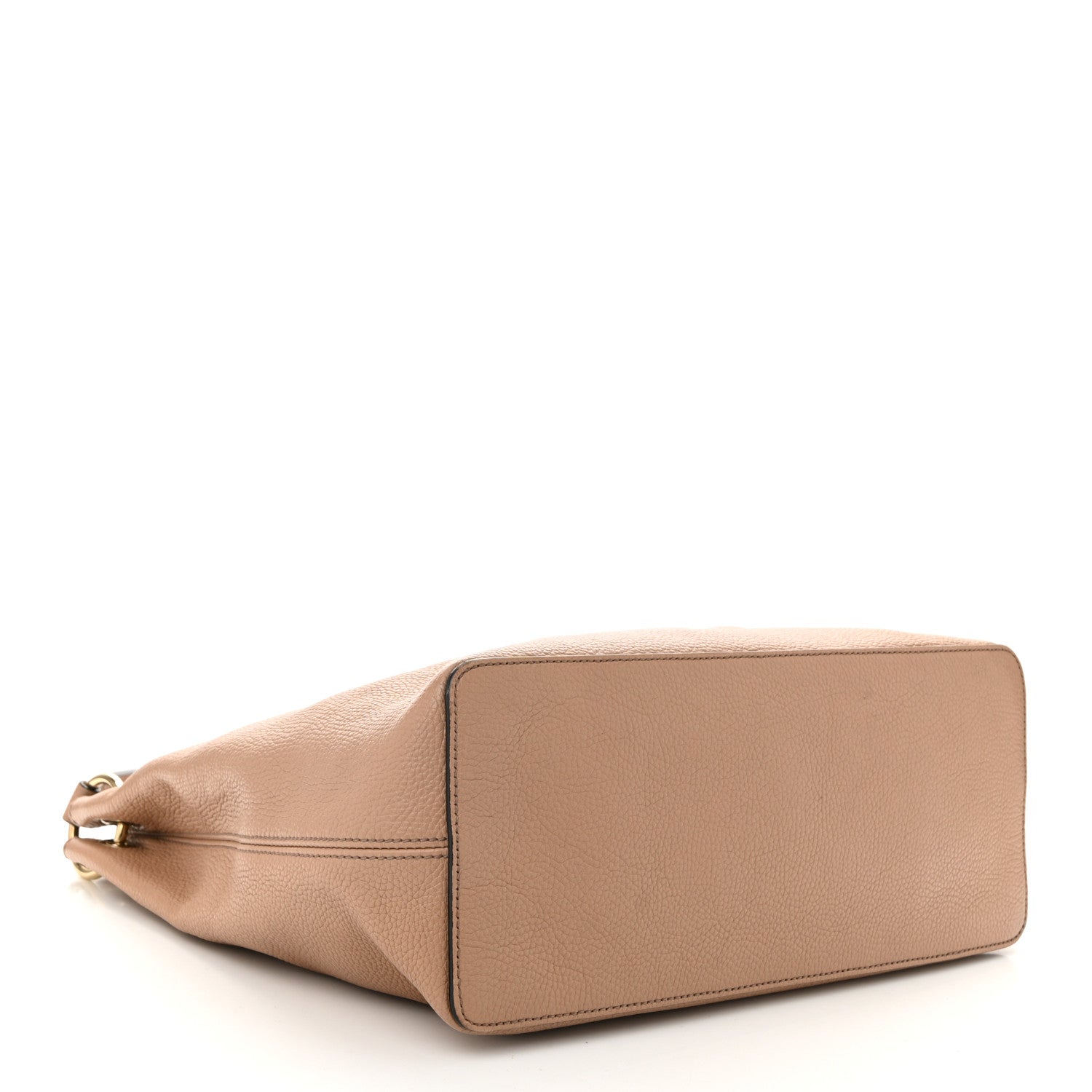 Pebbled Calfskin Large Soho Hobo Camelia