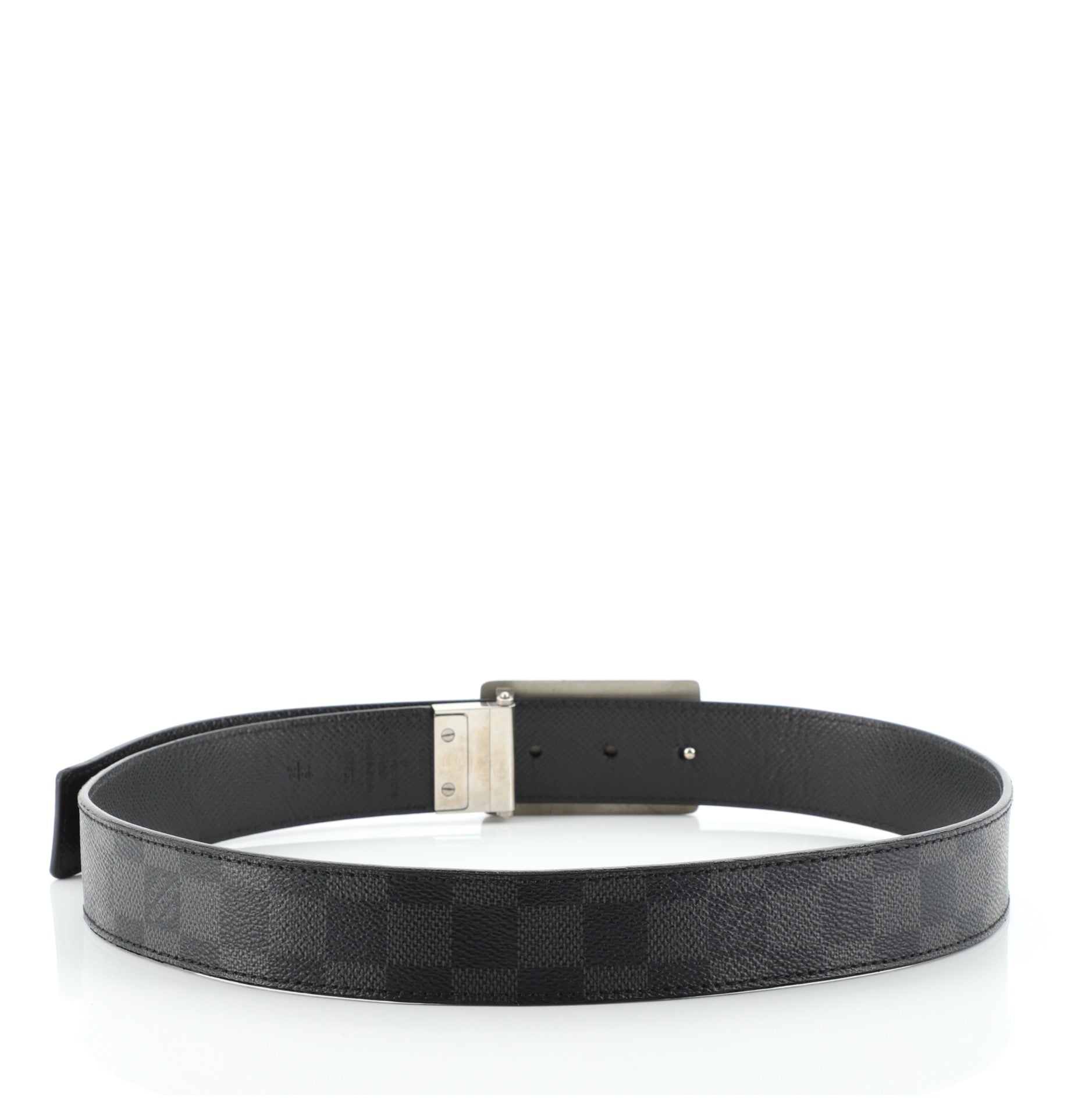 Inventeur Belt Damier Graphite Medium 85