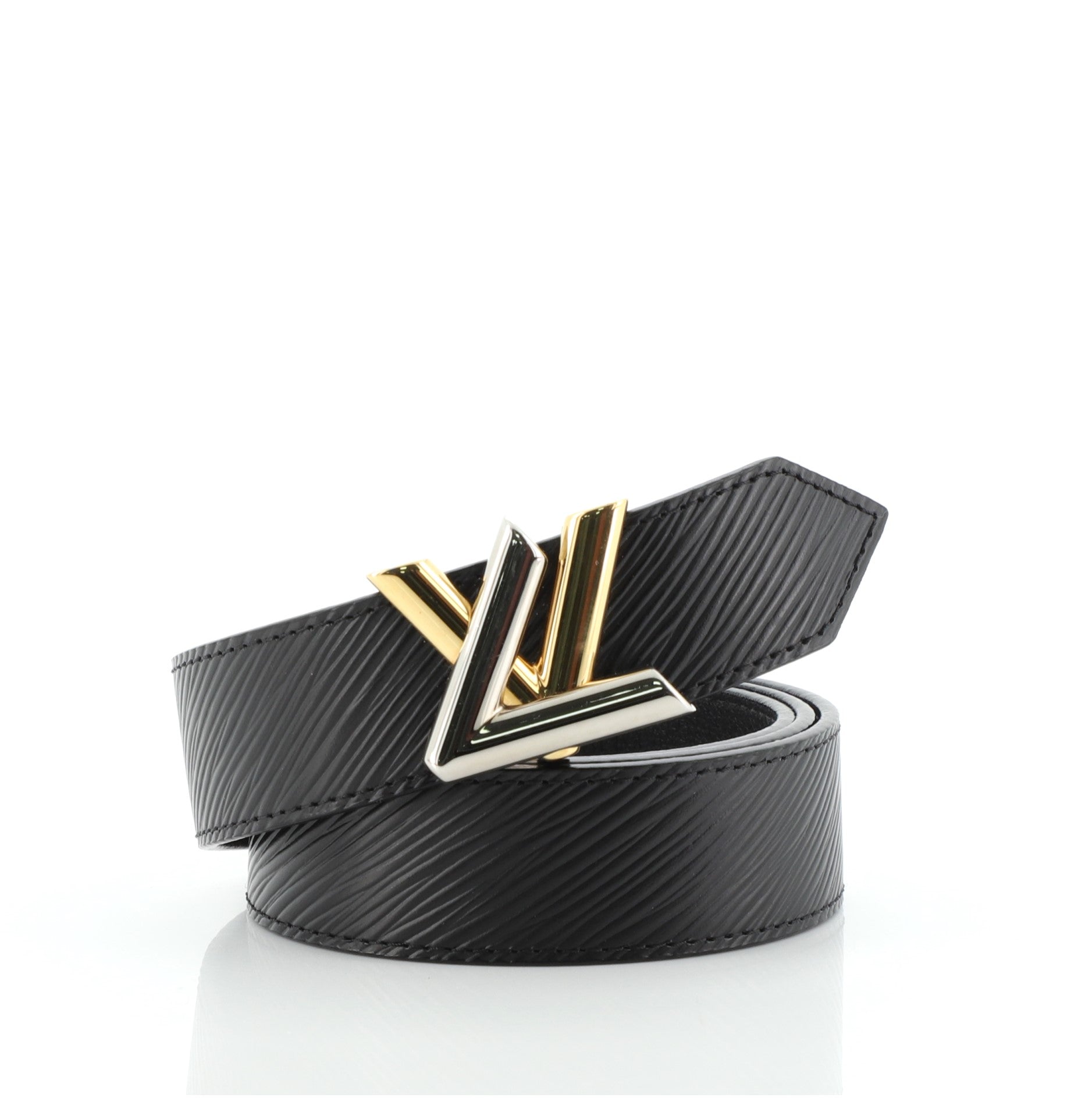 LV Twist Belt Epi Leather Medium 80