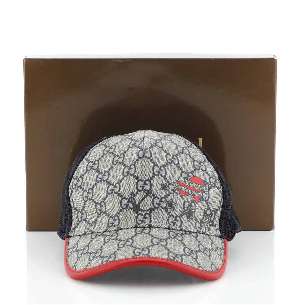 Web Baseball Hat Printed GG Coated Canvas with Mesh XXL