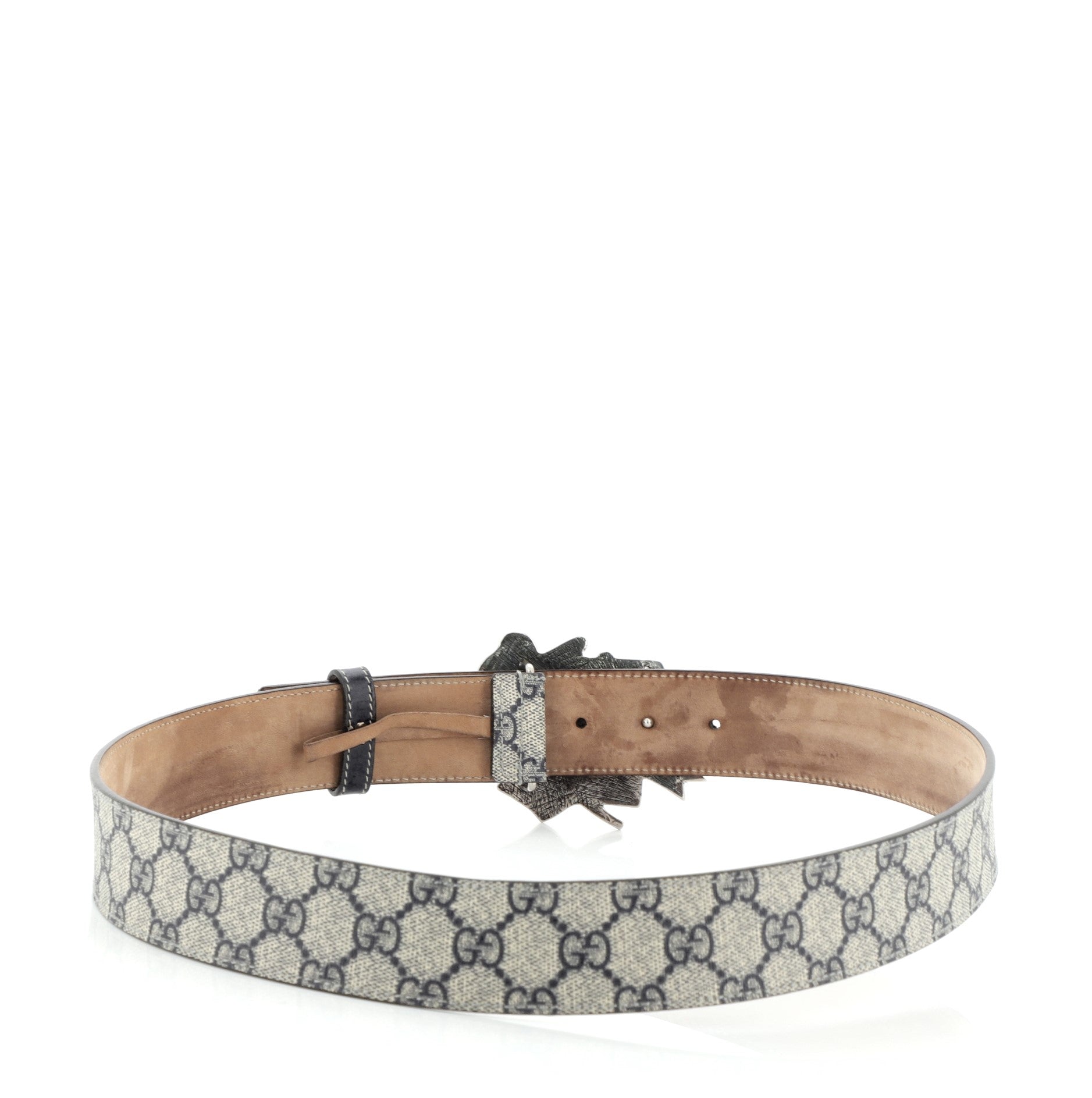 Tattoo Anchor Belt GG Coated Canvas Wide 90