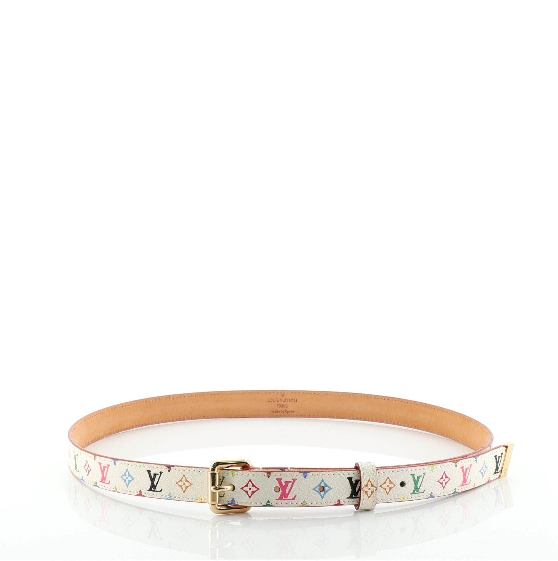 Belt Monogram Multicolor Thin 90