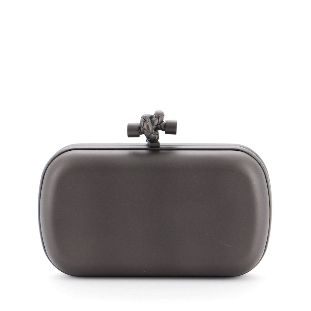 Box Knot Clutch Embellished Leather Small