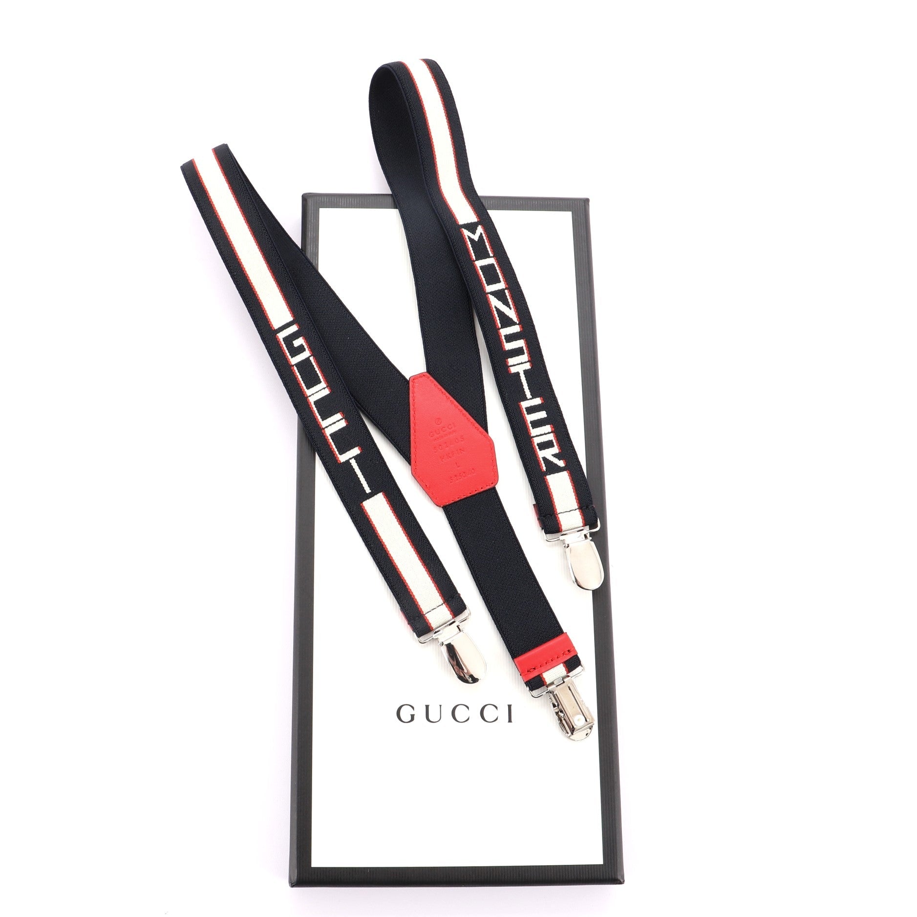 Monster Suspenders Polyester with Leather 60