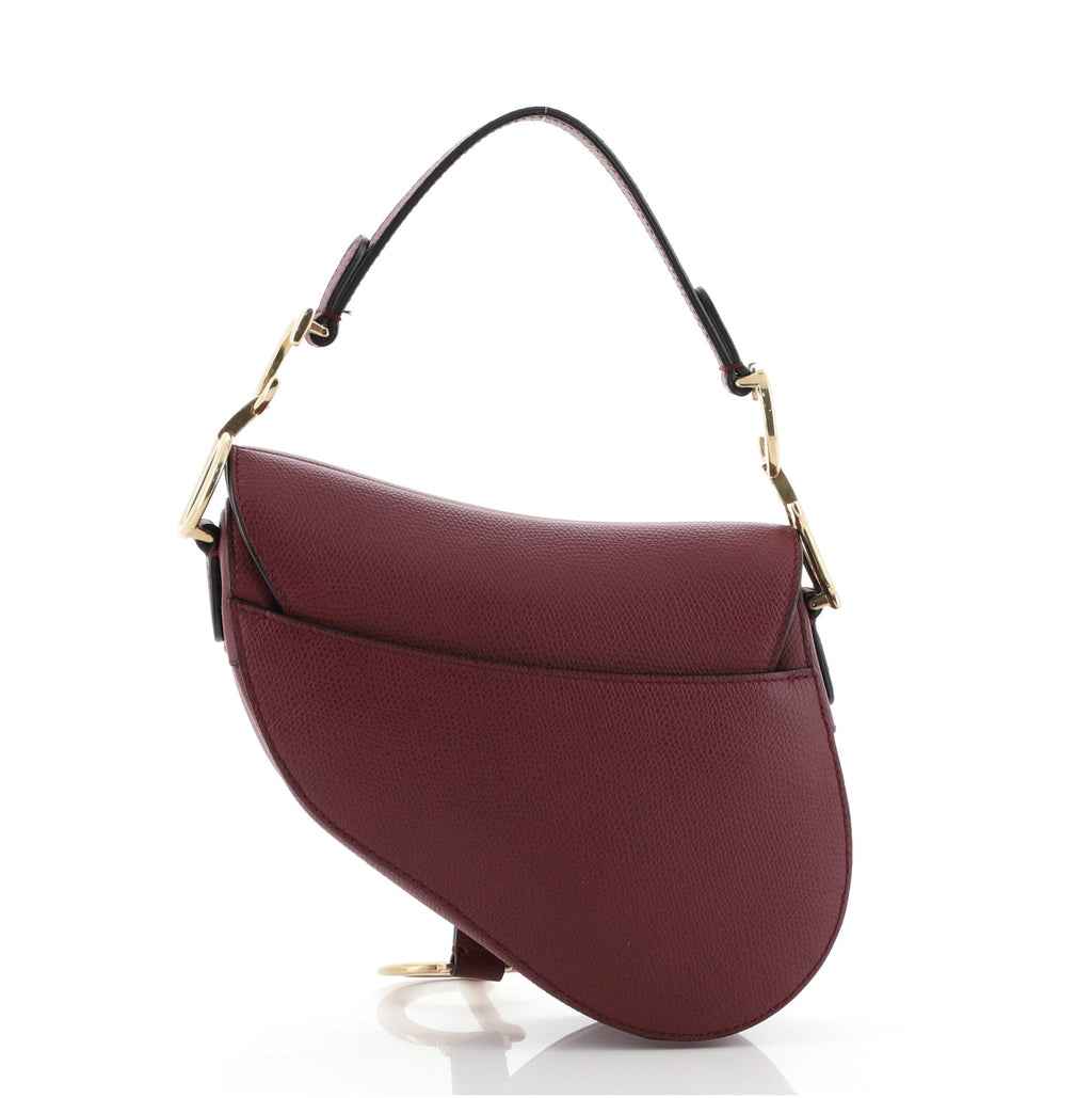 Saddle Handbag Leather Mini