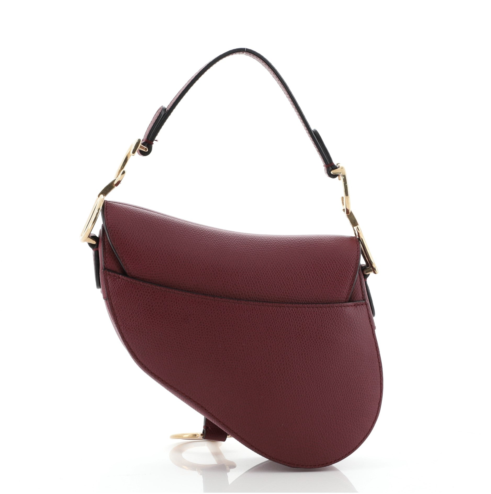 Saddle Handbag Leather Mini