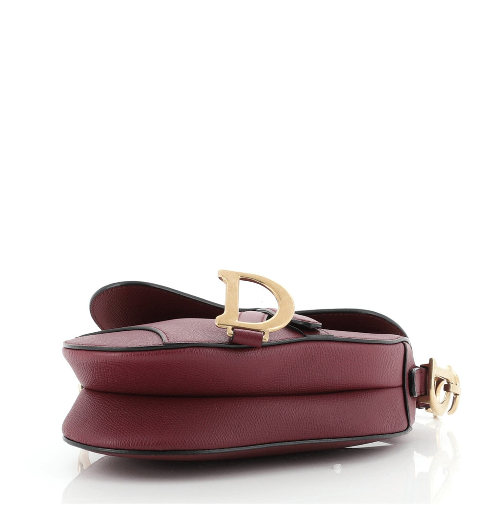 Saddle Handbag Leather Mini