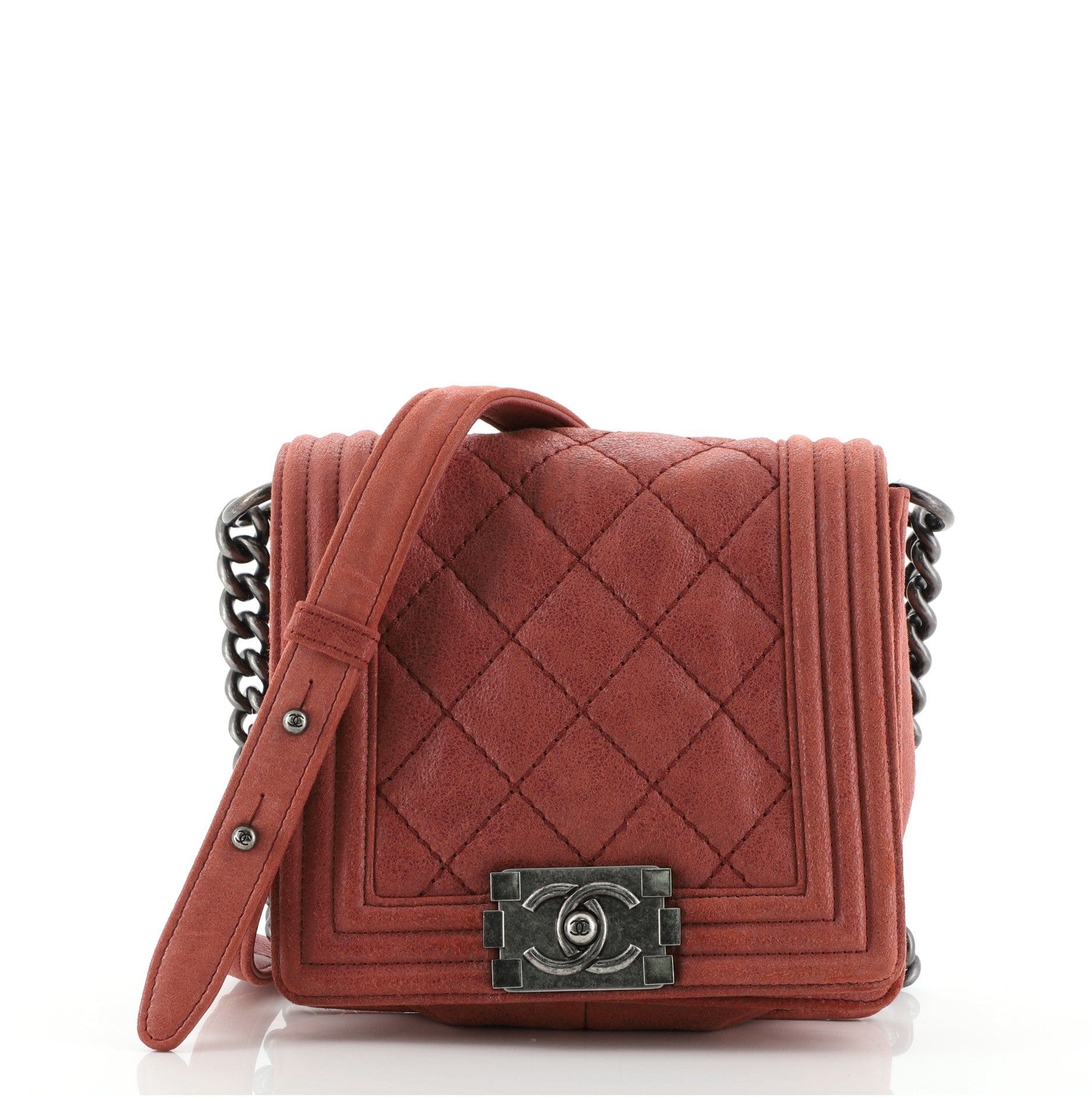 Boy Flap Bag Quilted Gentle Iridescent Calfskin Mini