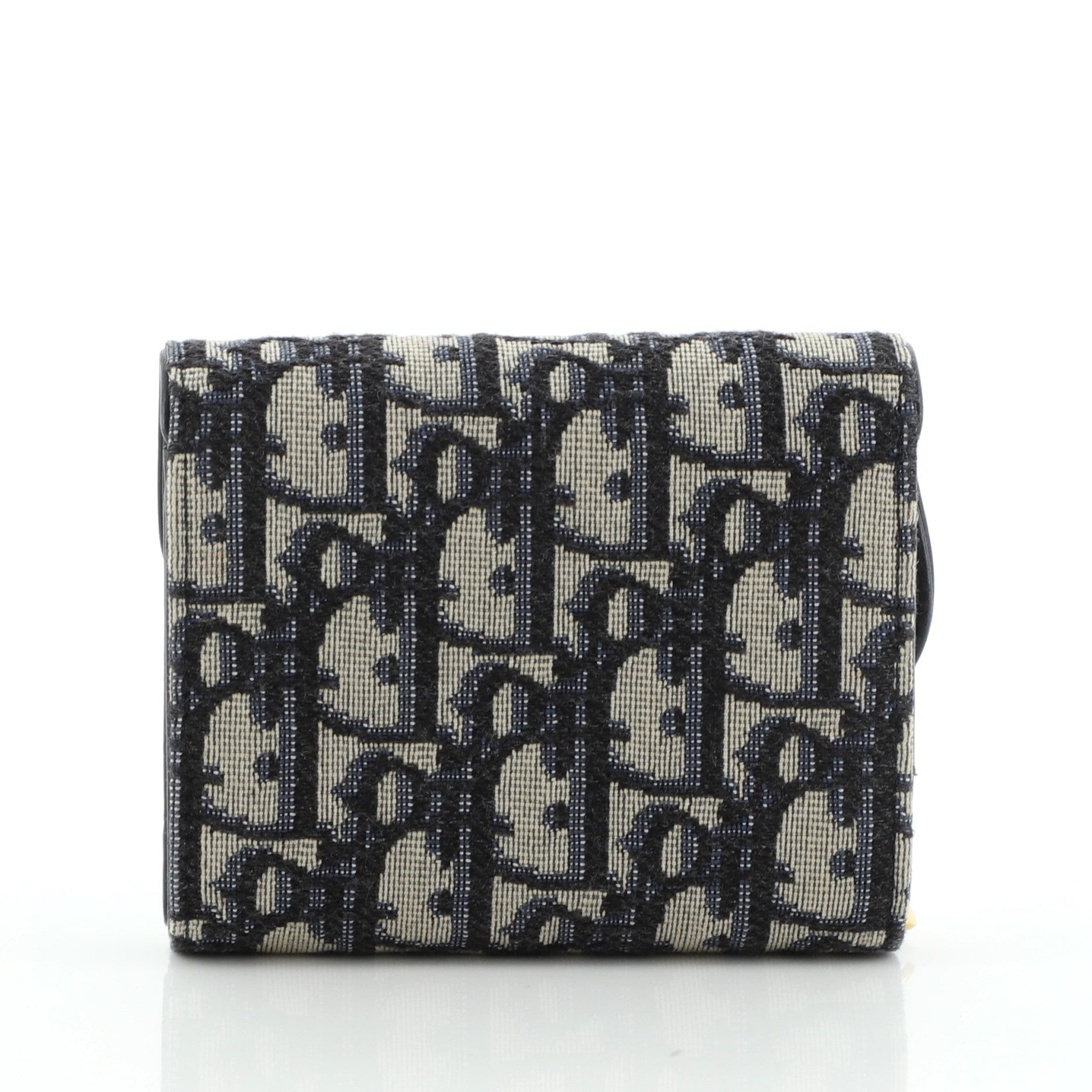 Saddle Flap Wallet Oblique Canvas Mini